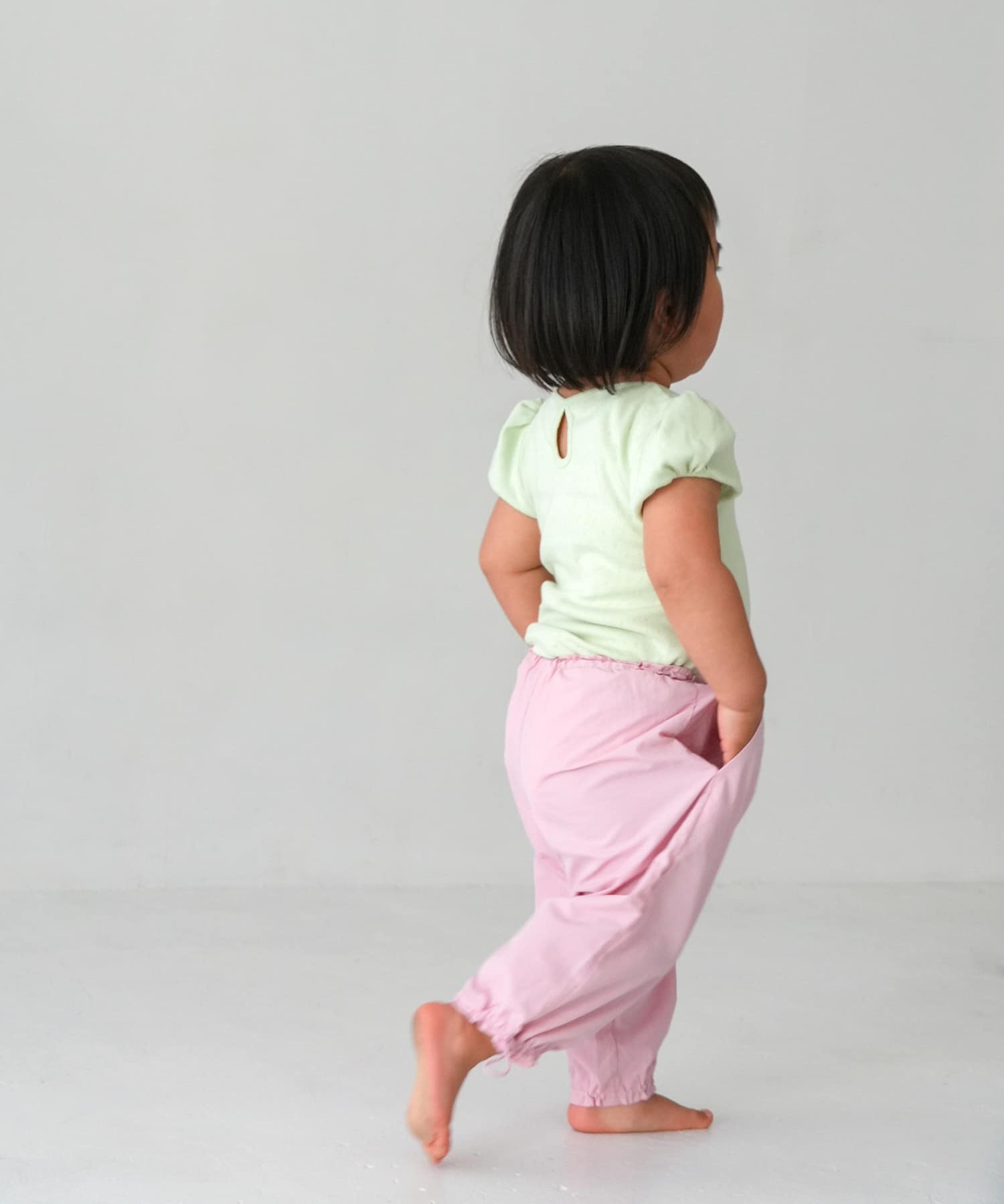 Pippi+Lotta　Eyelet puff  T-shirts(KIDS) Muscat L