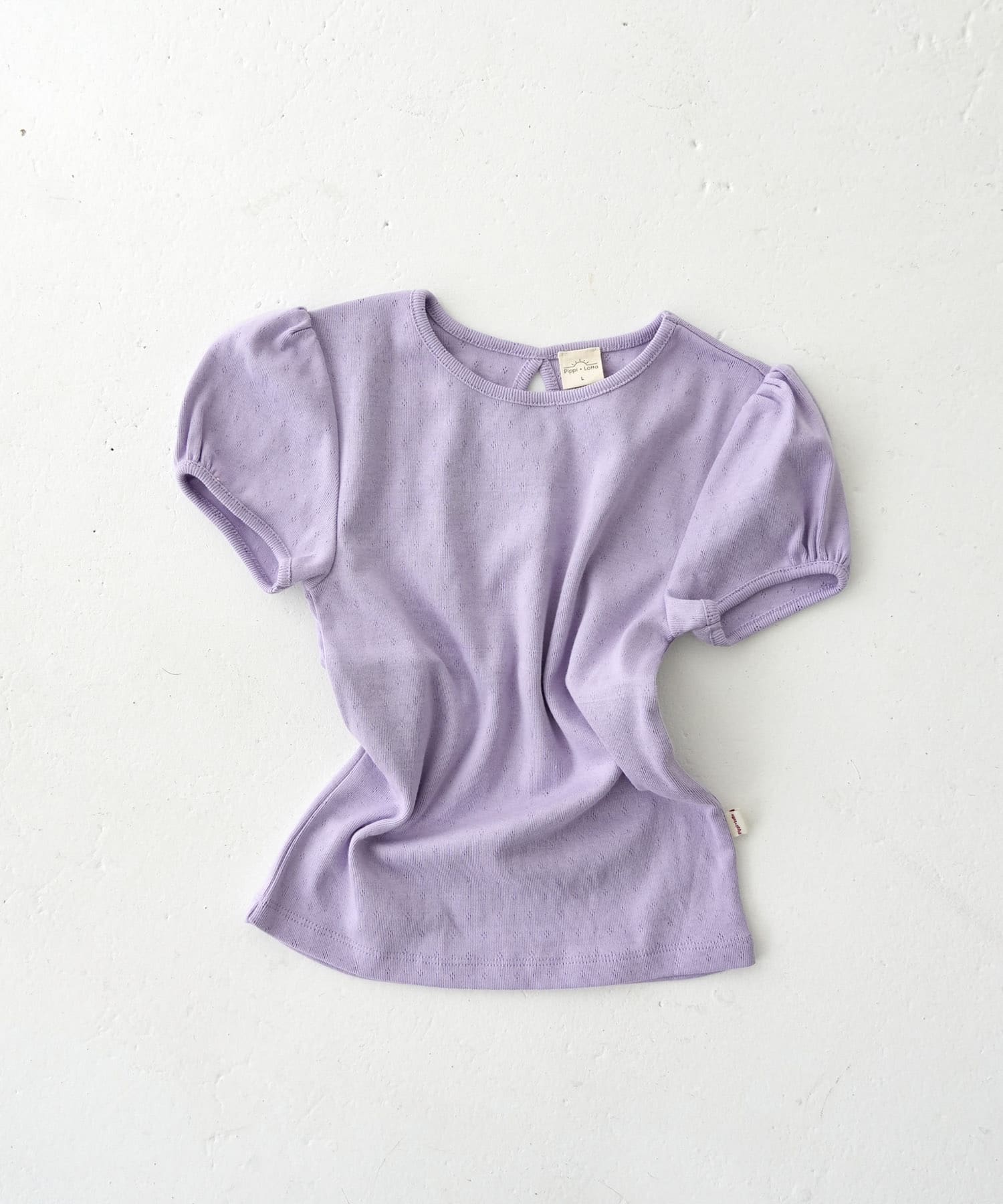 Pippi+Lotta　Eyelet puff  T-shirts(KIDS) Lilac M