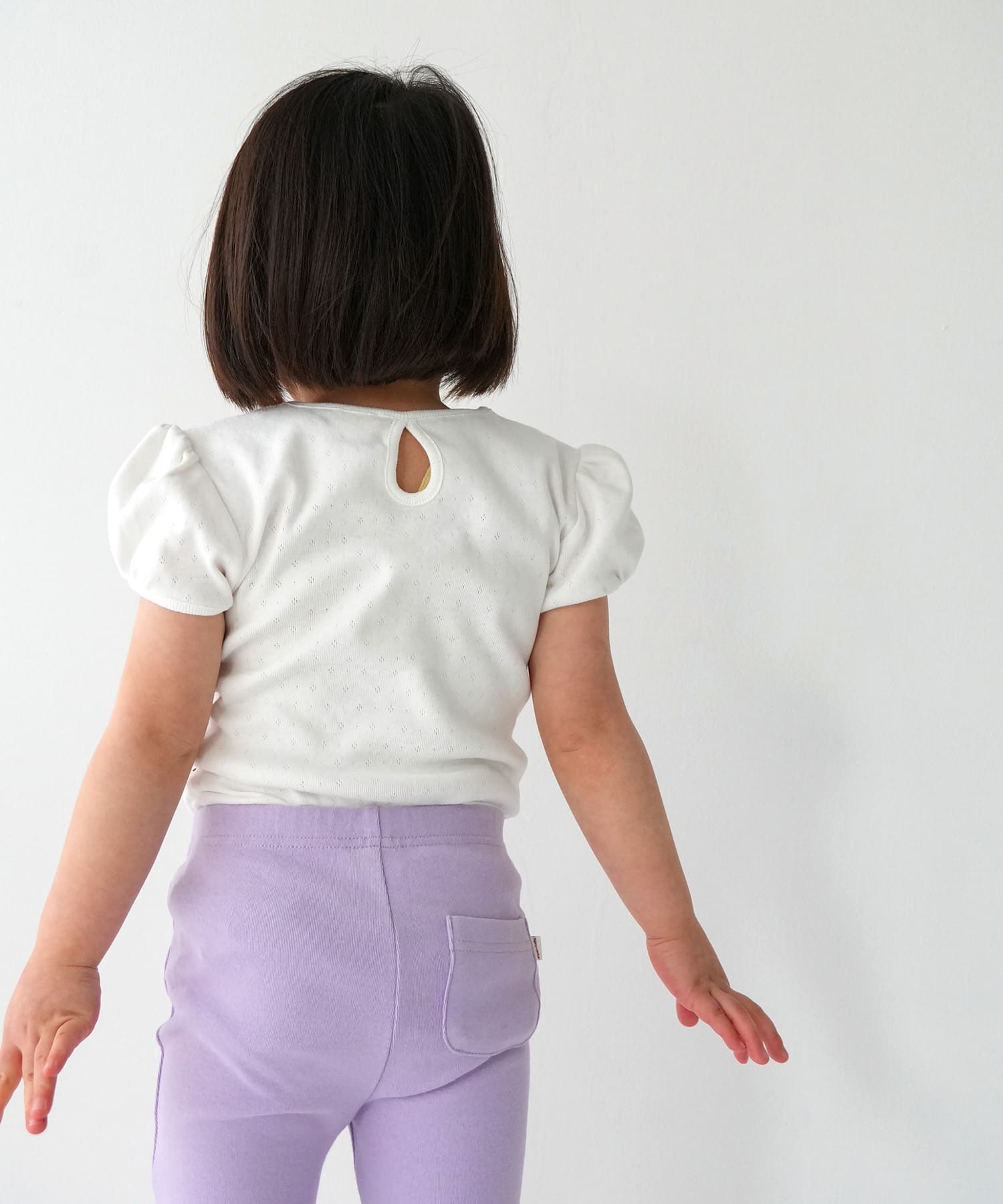 Pippi+Lotta　Eyelet puff  T-shirts(KIDS) Ivory M