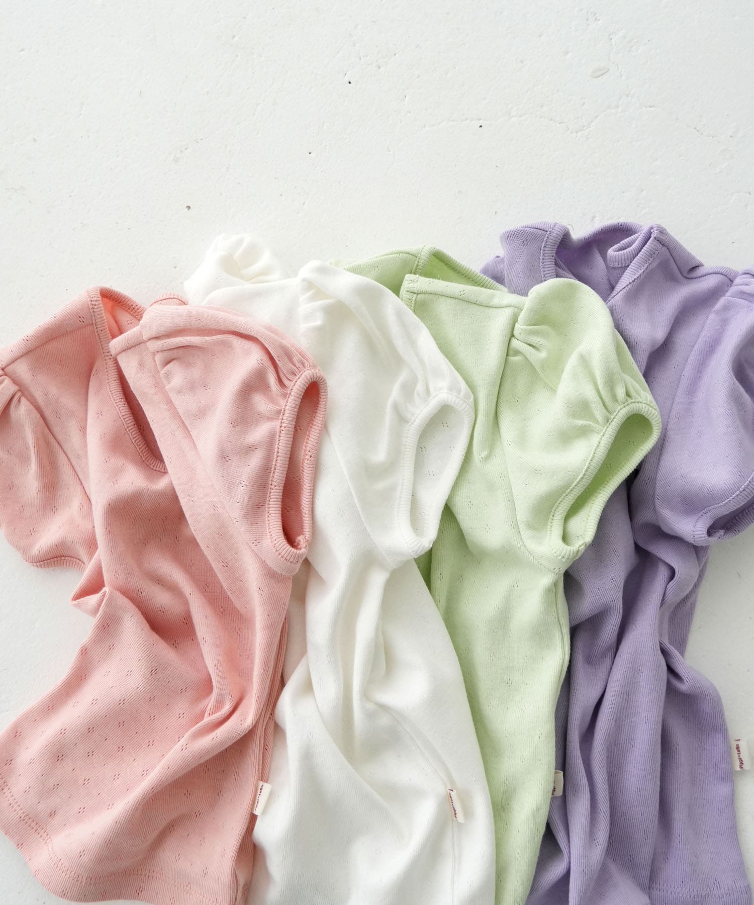 Pippi+Lotta　Eyelet puff  T-shirts(KIDS) Ivory L