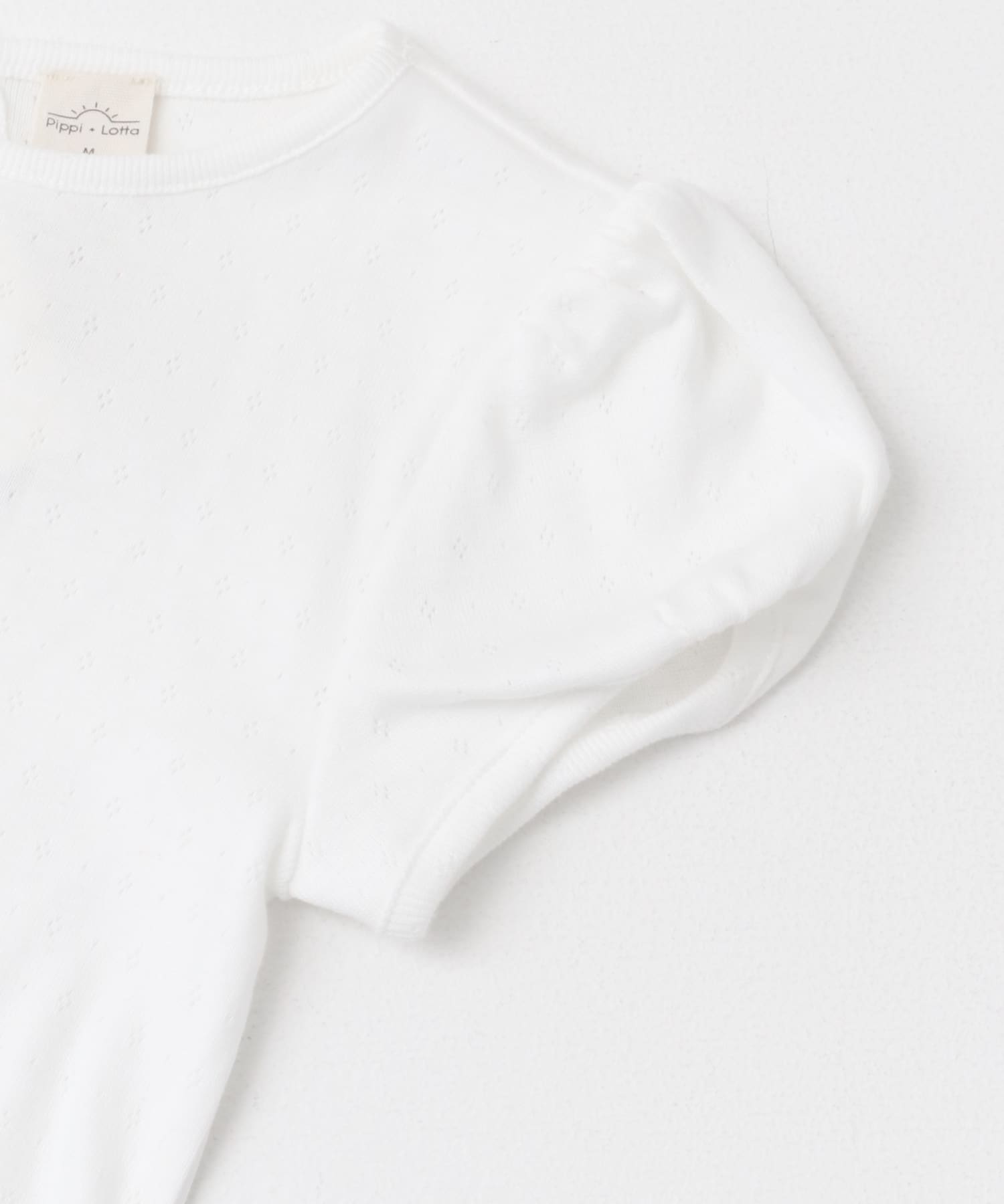 Pippi+Lotta　Eyelet puff  T-shirts(KIDS) Ivory M