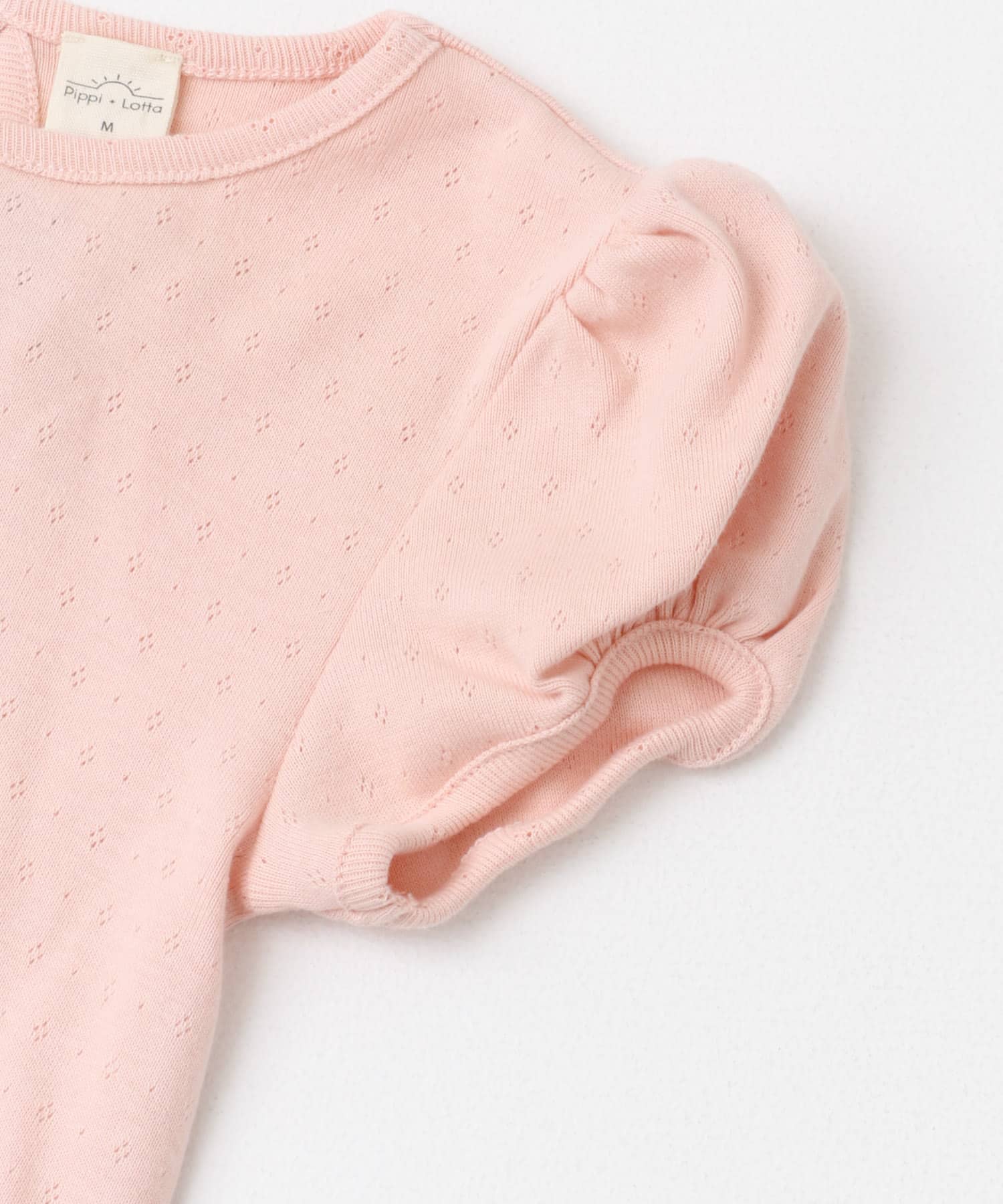 Pippi+Lotta　Eyelet puff  T-shirts(KIDS) Peach M
