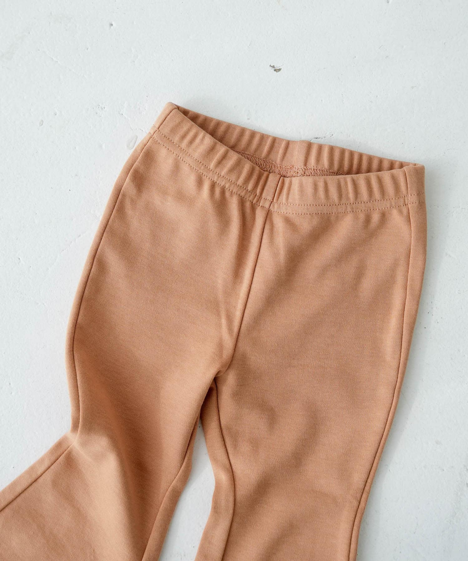 Pippi+Lotta　Flare cotton pants(KIDS) Almond L