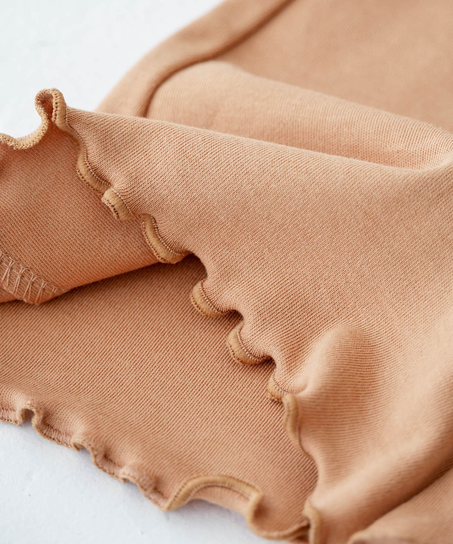 Pippi+Lotta　Flare cotton pants(KIDS) Almond L