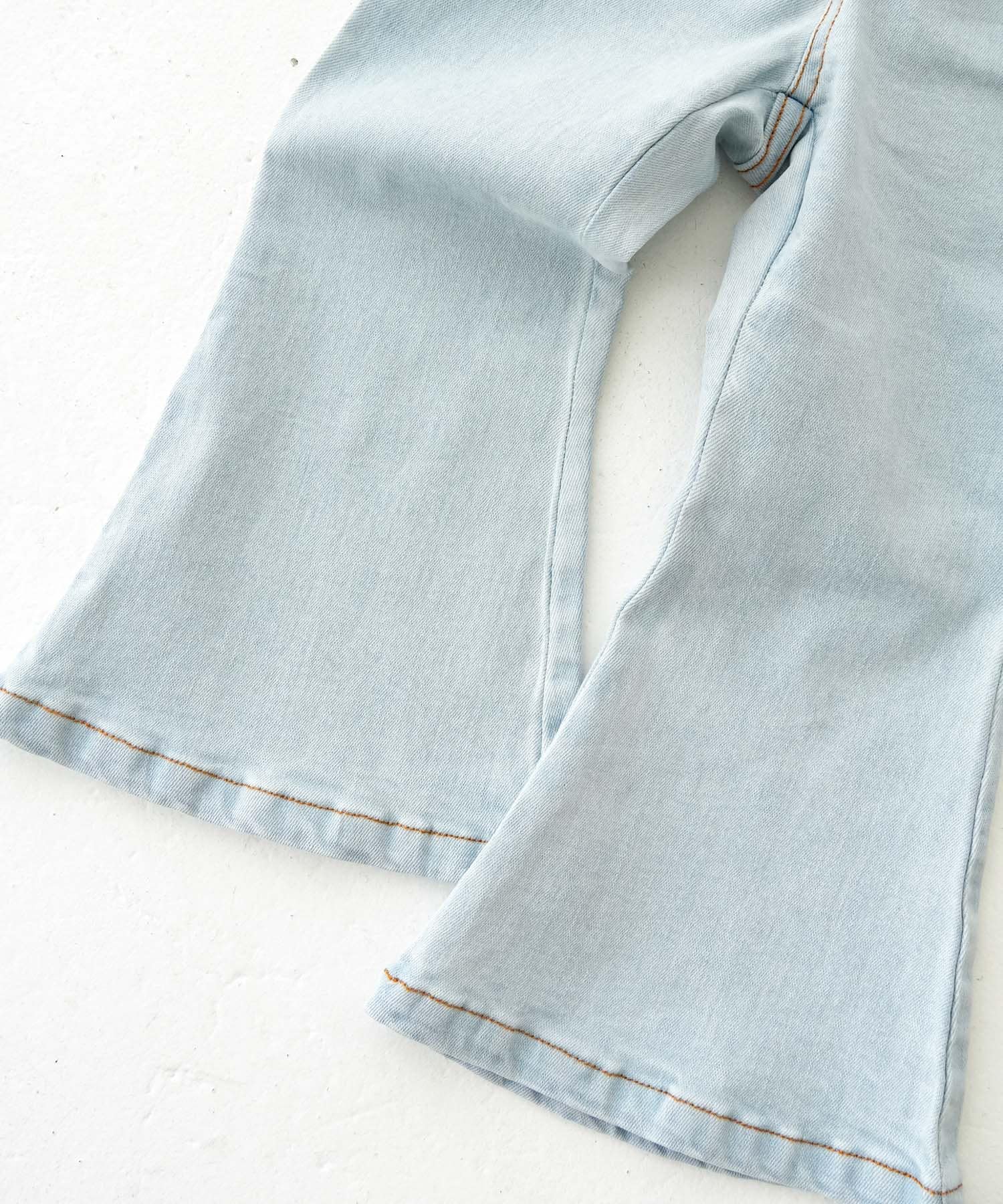 Pippi+Lotta　Flare denim(KIDS) Light M