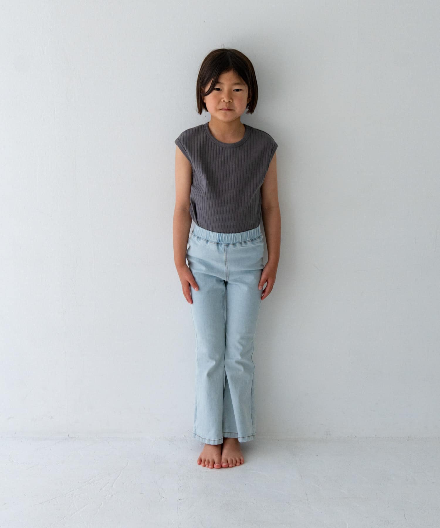 Pippi+Lotta　Flare denim(KIDS) Light XL