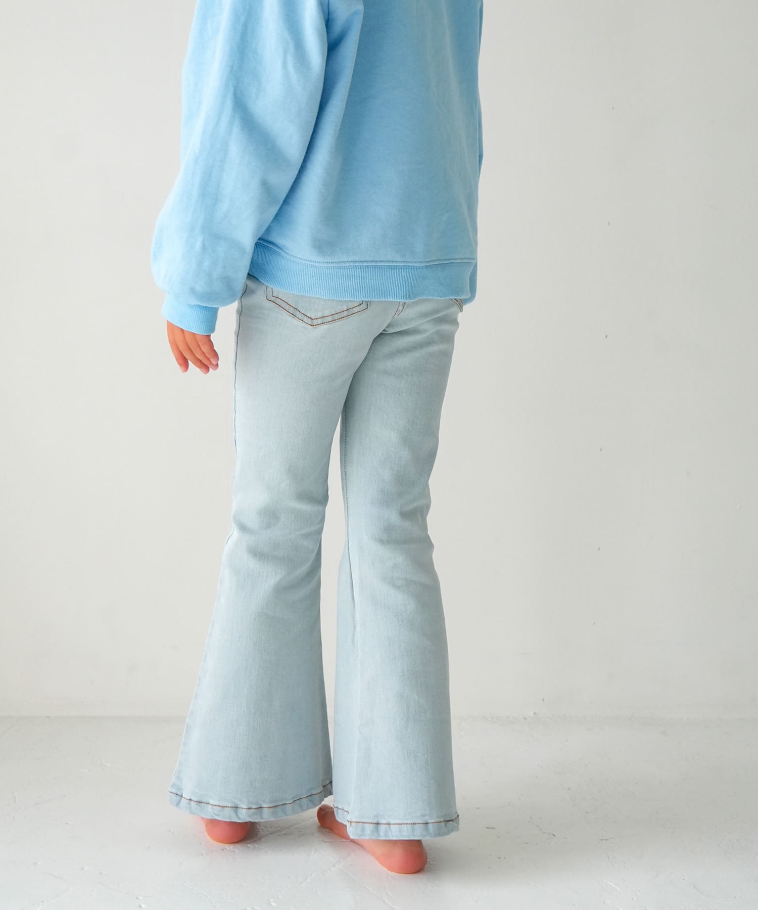 Pippi+Lotta　Flare denim(KIDS) Light XXL