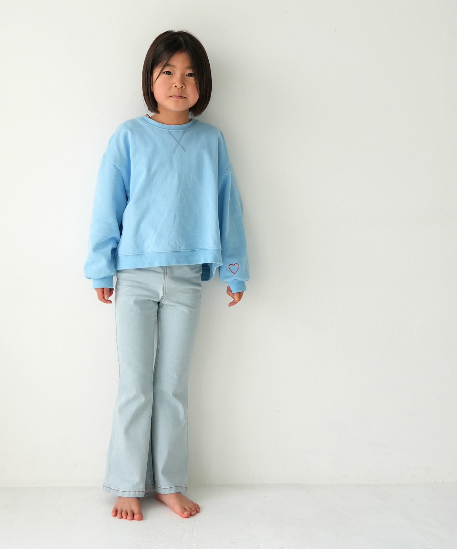 Pippi+Lotta　Flare denim(KIDS) Light XXL