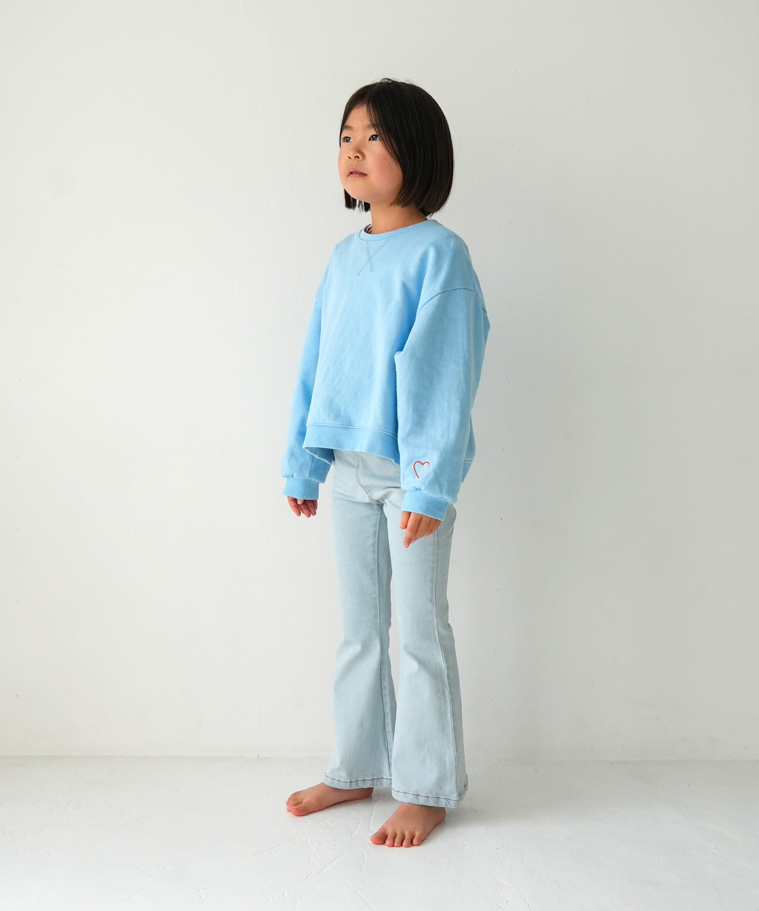 Pippi+Lotta　Flare denim(KIDS) Light XXL