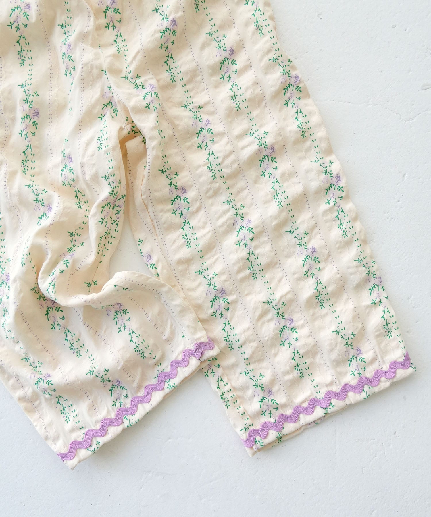 Pippi+Lotta　Flower long pants(KIDS) One XL