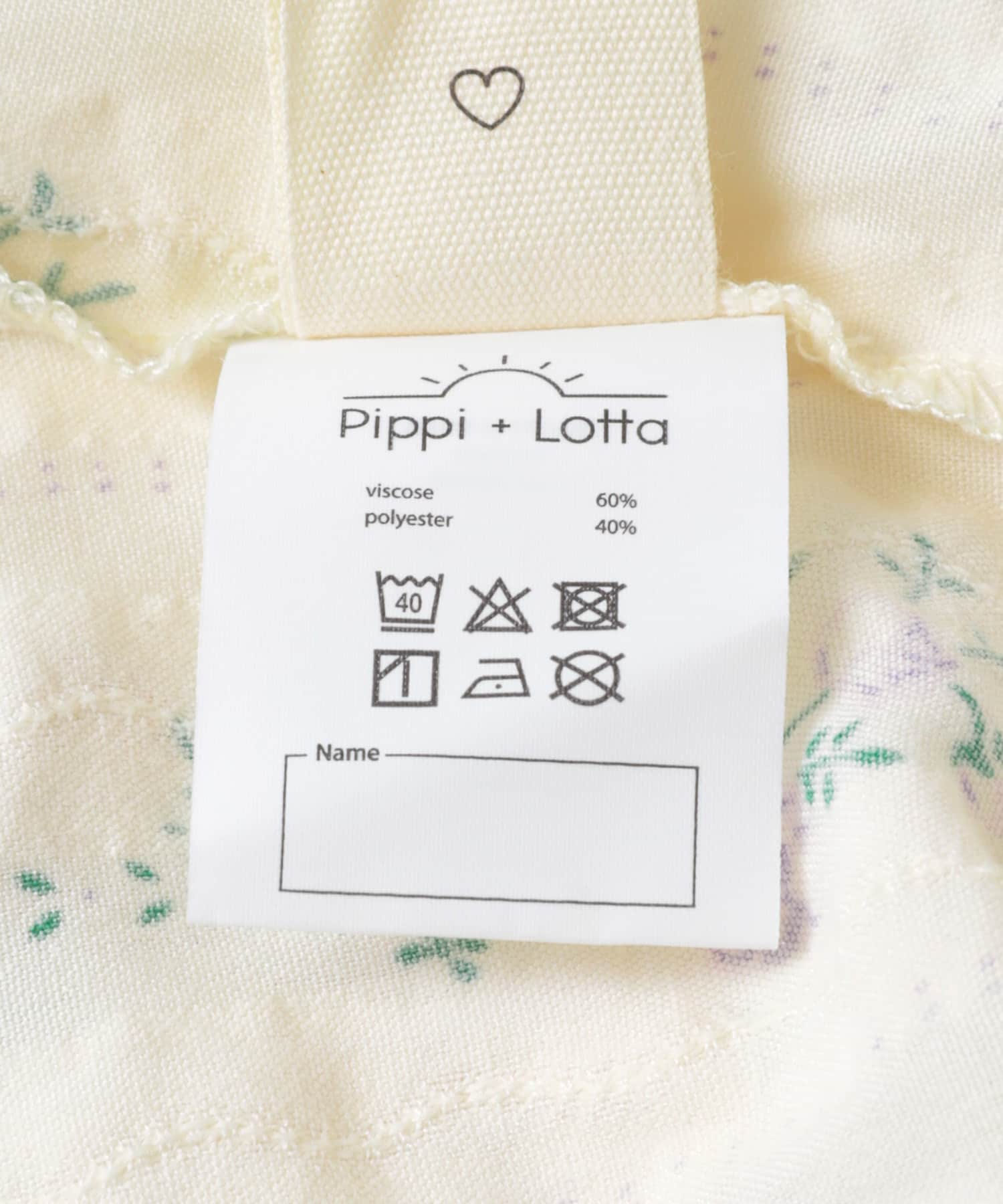 Pippi+Lotta　Flower long pants(KIDS) One M