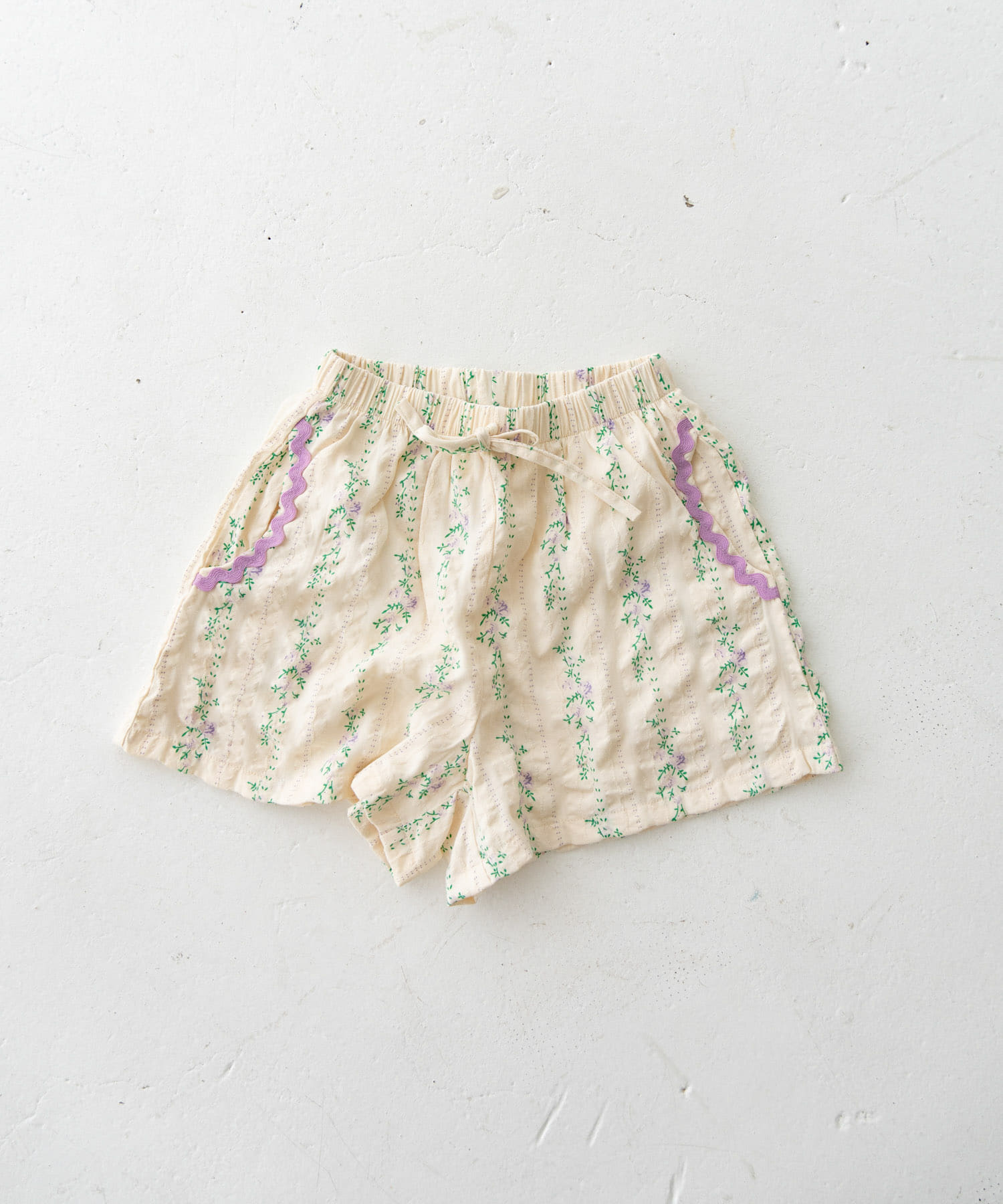 Pippi+Lotta　Flower short pants(KIDS) One M
