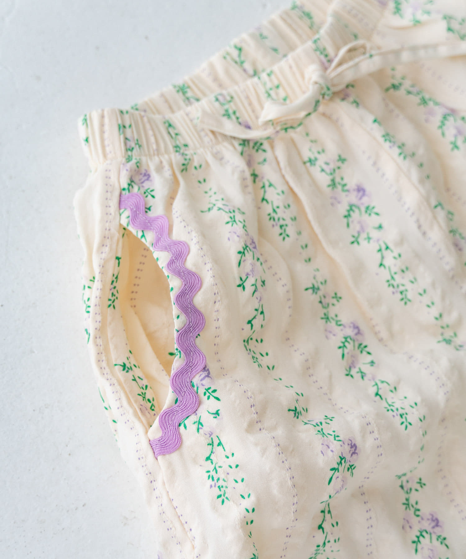 Pippi+Lotta　Flower short pants(KIDS) One M
