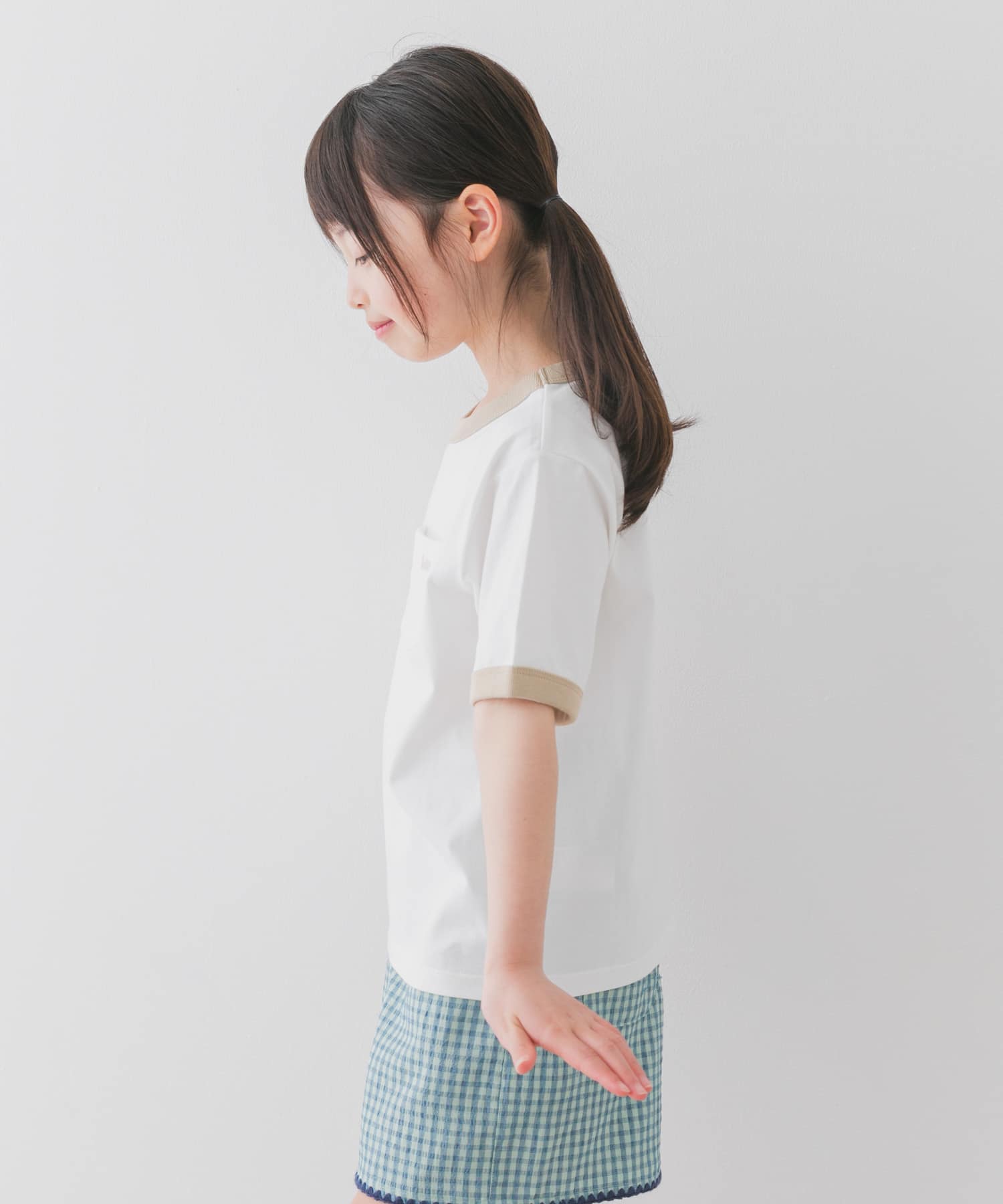 別注』Lee×DOORS リンガーTシャツ(KIDS)(110 ホワイト): キッズ｜URBAN
