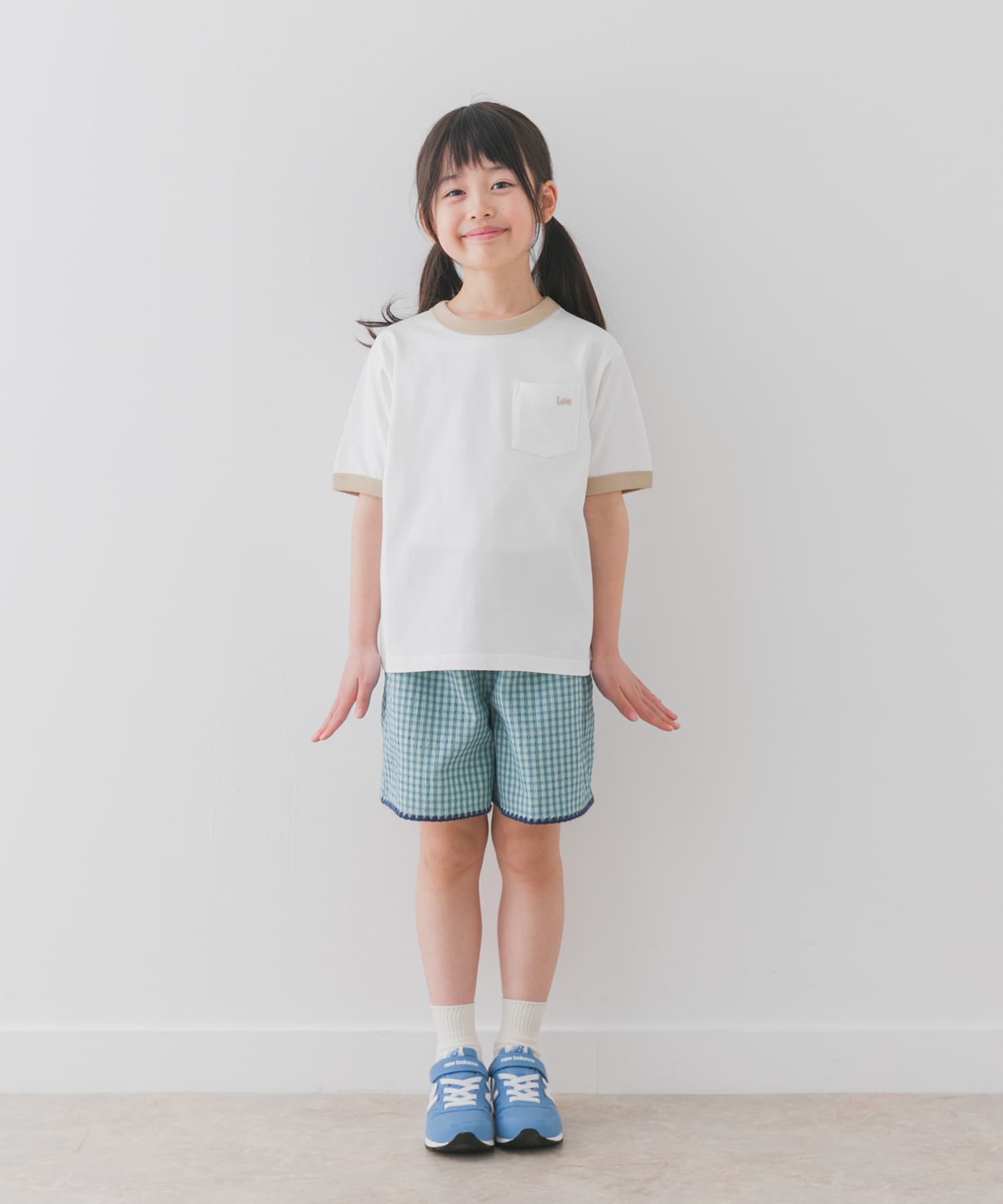 別注』Lee×DOORS リンガーTシャツ(KIDS)(110 ホワイト): キッズ｜URBAN