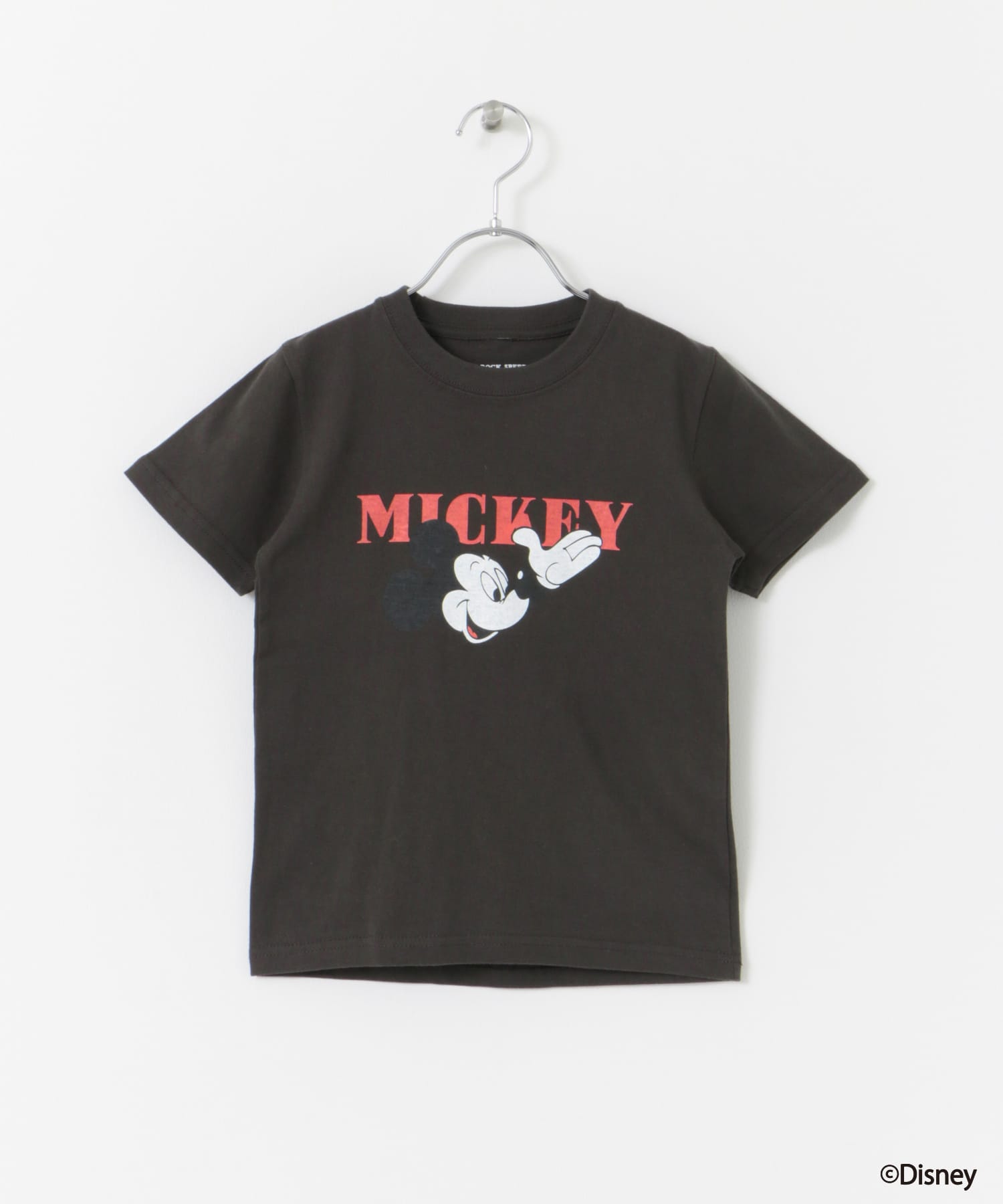 『別注』GOOD ROCK SPEED×DOORS　MICKEY/T-SHIRTS(KIDS) CHARCOAL 120
