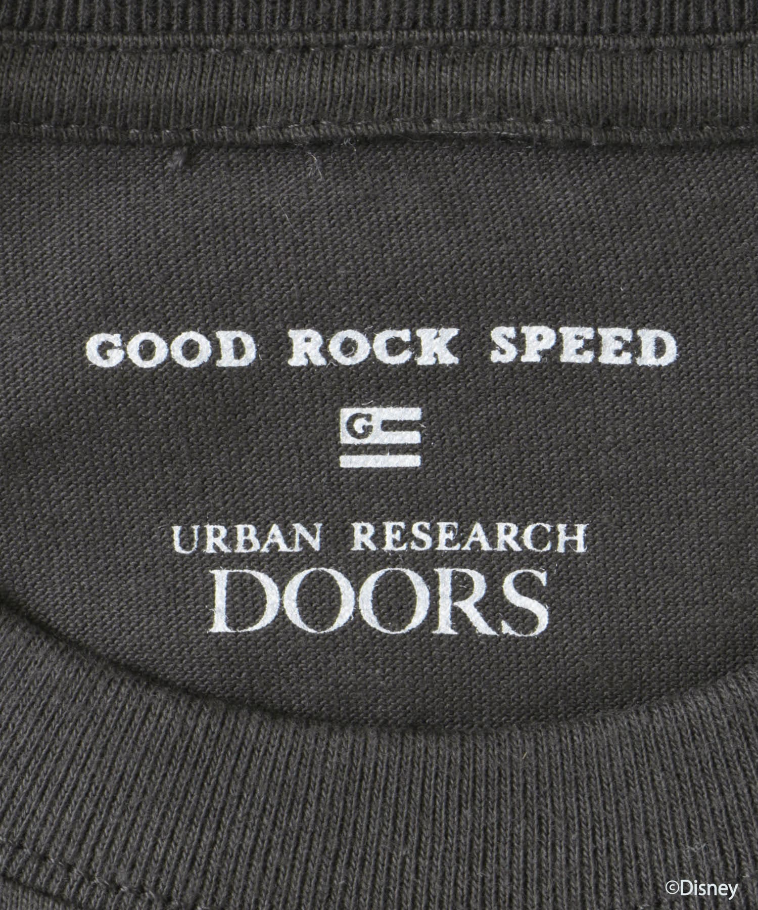 『別注』GOOD ROCK SPEED×DOORS　MICKEY/T-SHIRTS(KIDS) CHARCOAL 120