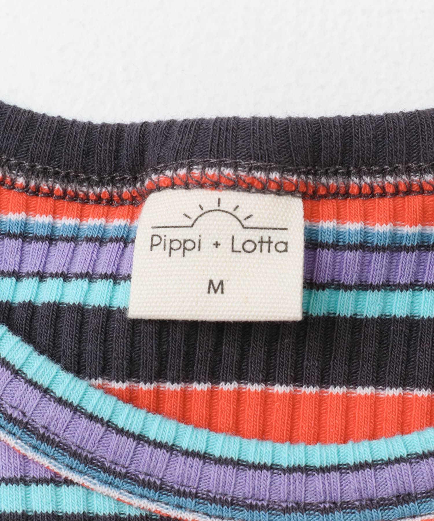 Pippi+Lotta　Multi stripe sleeveless(KIDS) Black M