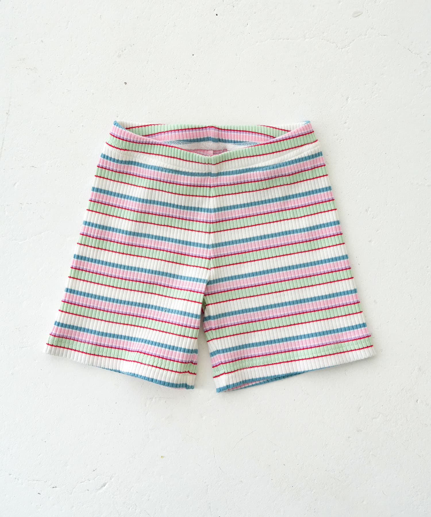 Pippi+Lotta　Multi stripe shorts(KIDS) Ivory L