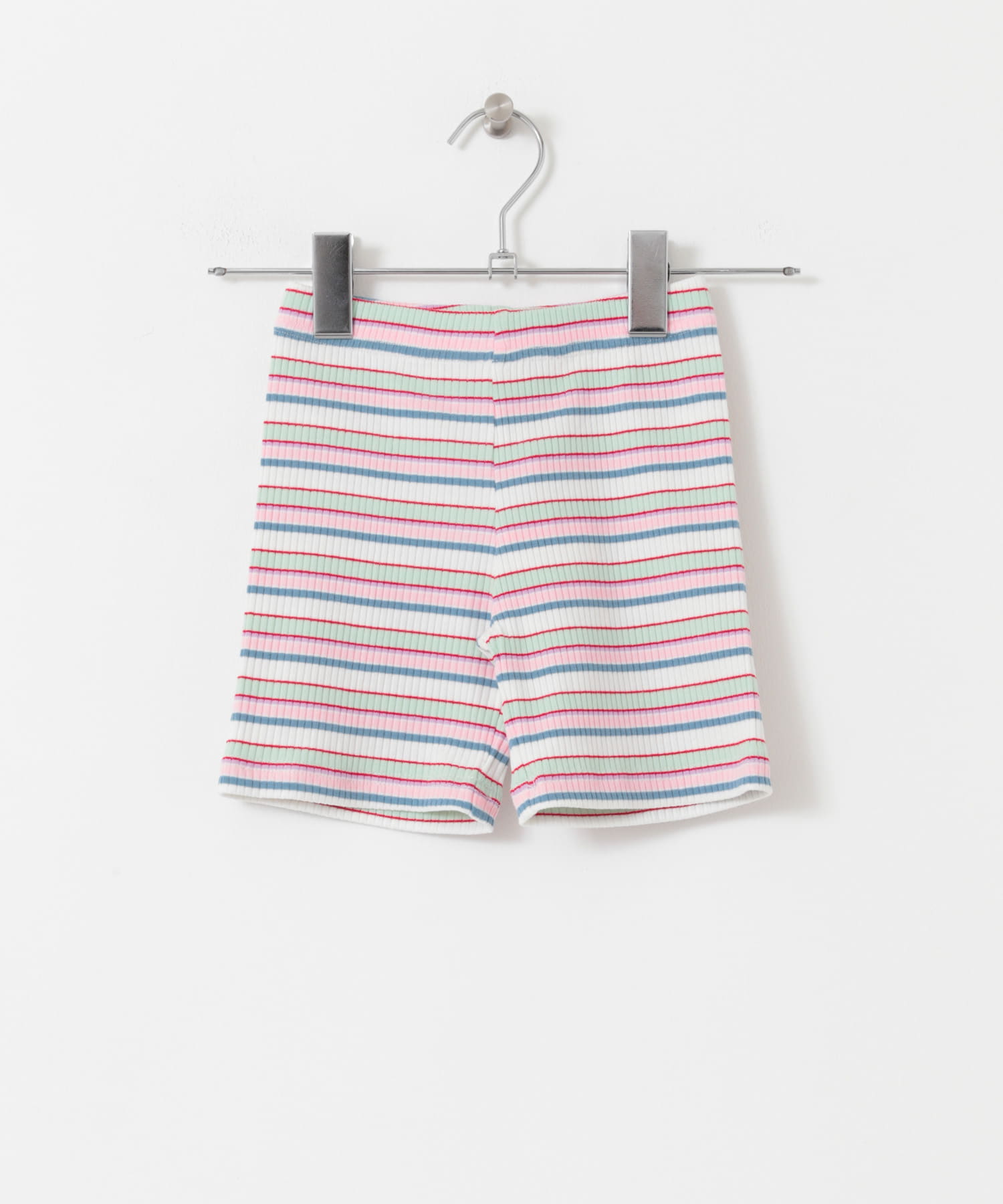 Pippi+Lotta　Multi stripe shorts(KIDS) Ivory M