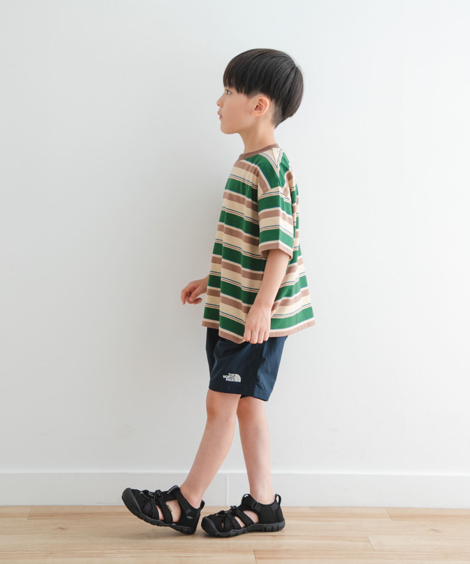 THE NORTH FACE T Class V Short(KIDS)(120 アーバンネイビー): キッズ