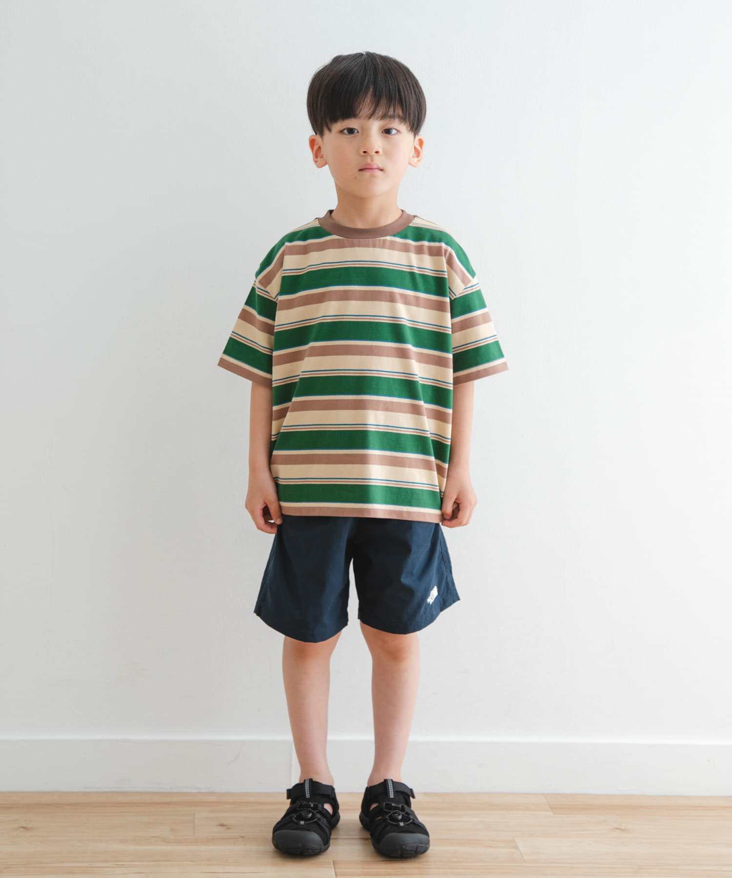 THE NORTH FACE T Class V Short(KIDS)(120 アーバンネイビー): キッズ