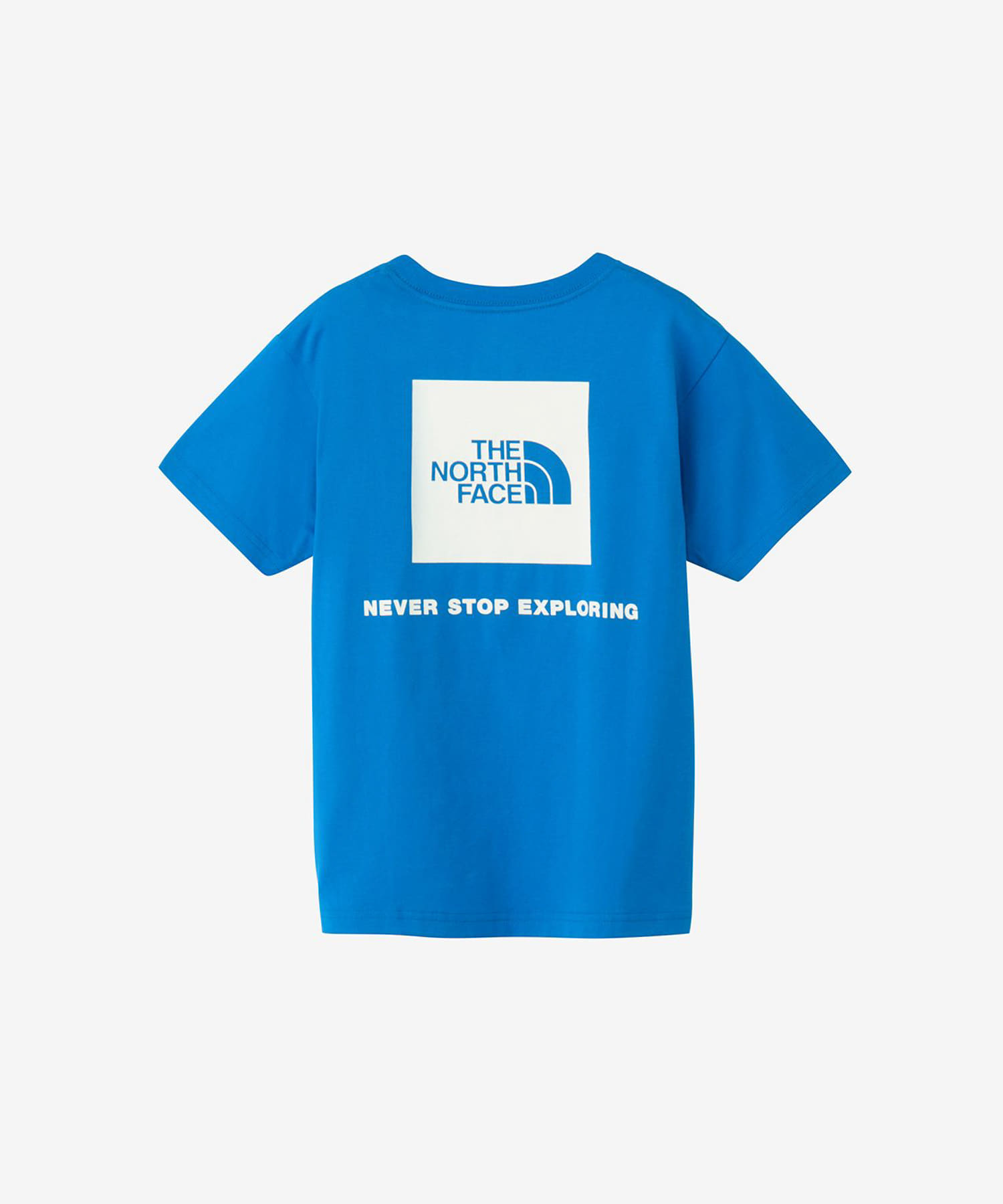 THE NORTH FACE　Back Square Logo T-shirts(KIDS) ヒーローブルー 140
