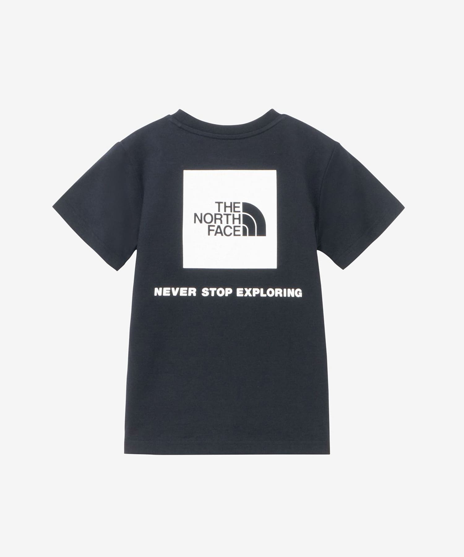 THE NORTH FACE　Back Square Logo T-shirts(KIDS) ブラック 140