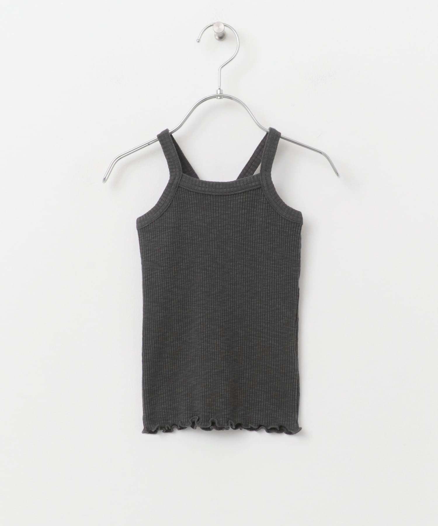 Pippi+Lotta　Ribbed camisole(KIDS) Charcoal M