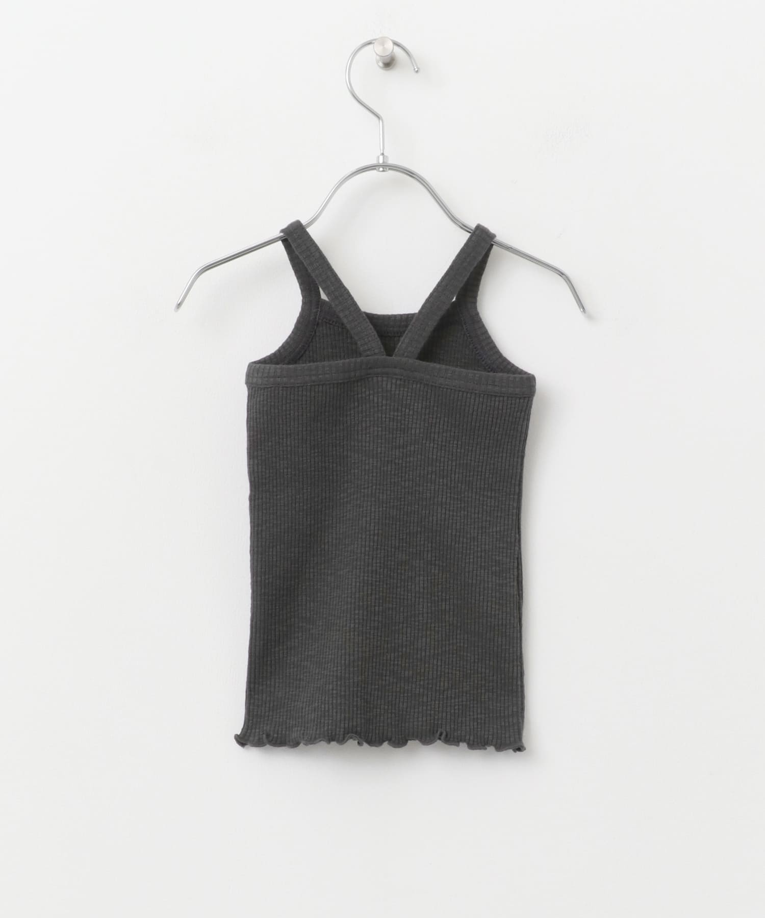 Pippi+Lotta　Ribbed camisole(KIDS) Charcoal M