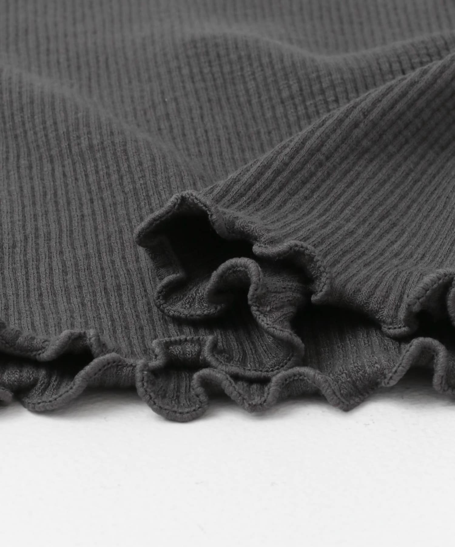 Pippi+Lotta　Ribbed camisole(KIDS) Charcoal M