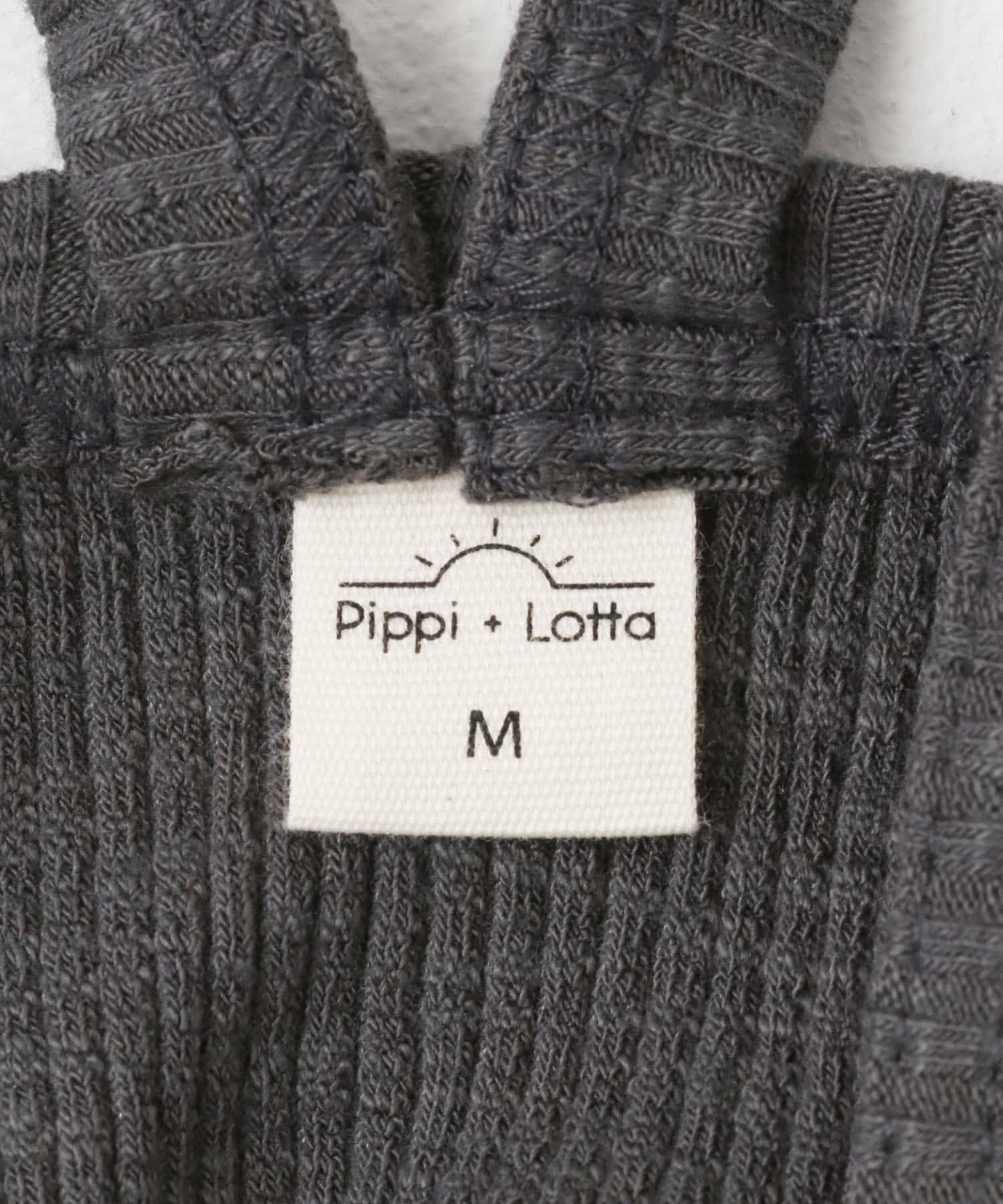 Pippi+Lotta　Ribbed camisole(KIDS) Charcoal M