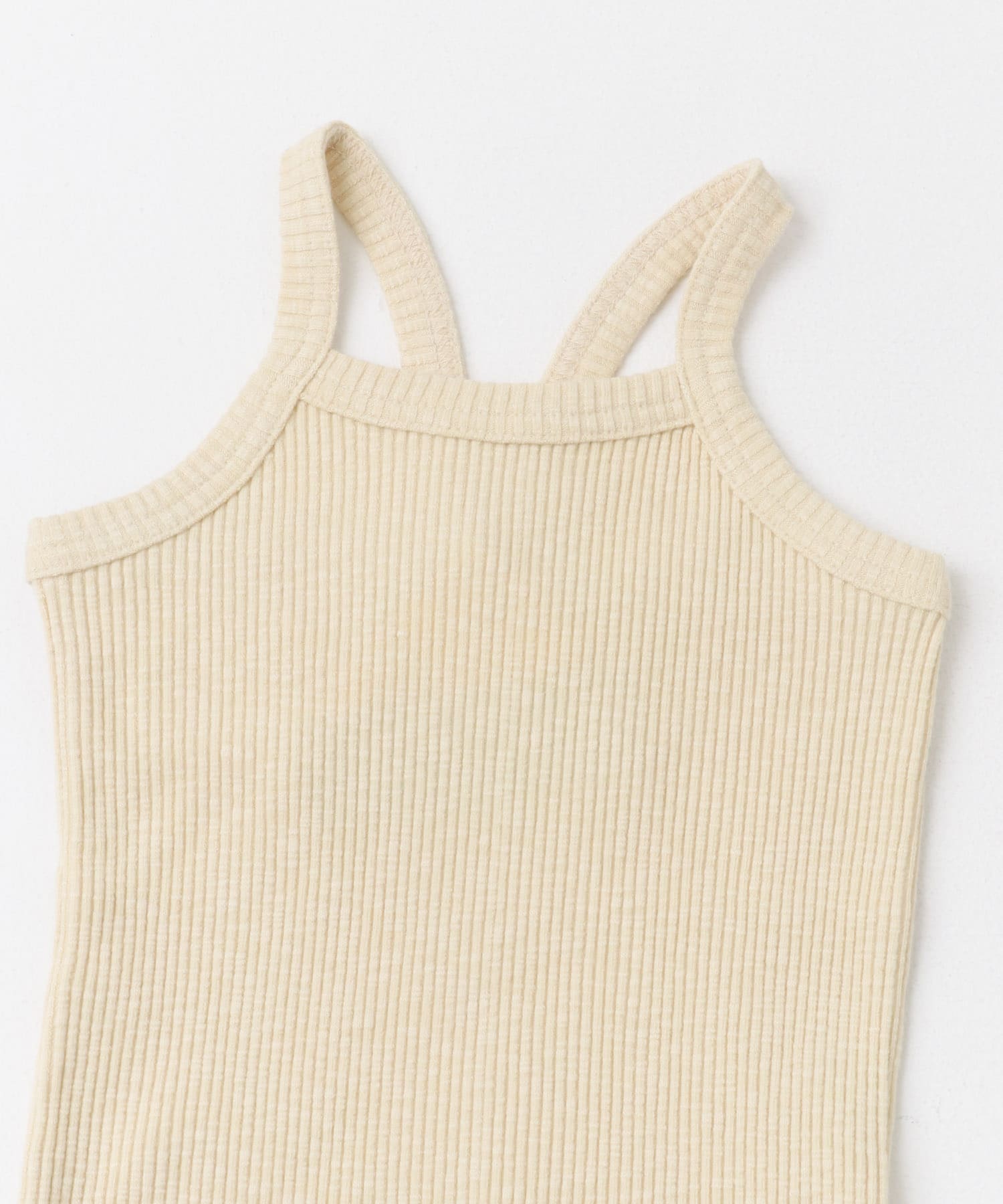 Pippi+Lotta　Ribbed camisole(KIDS) Natural XXL