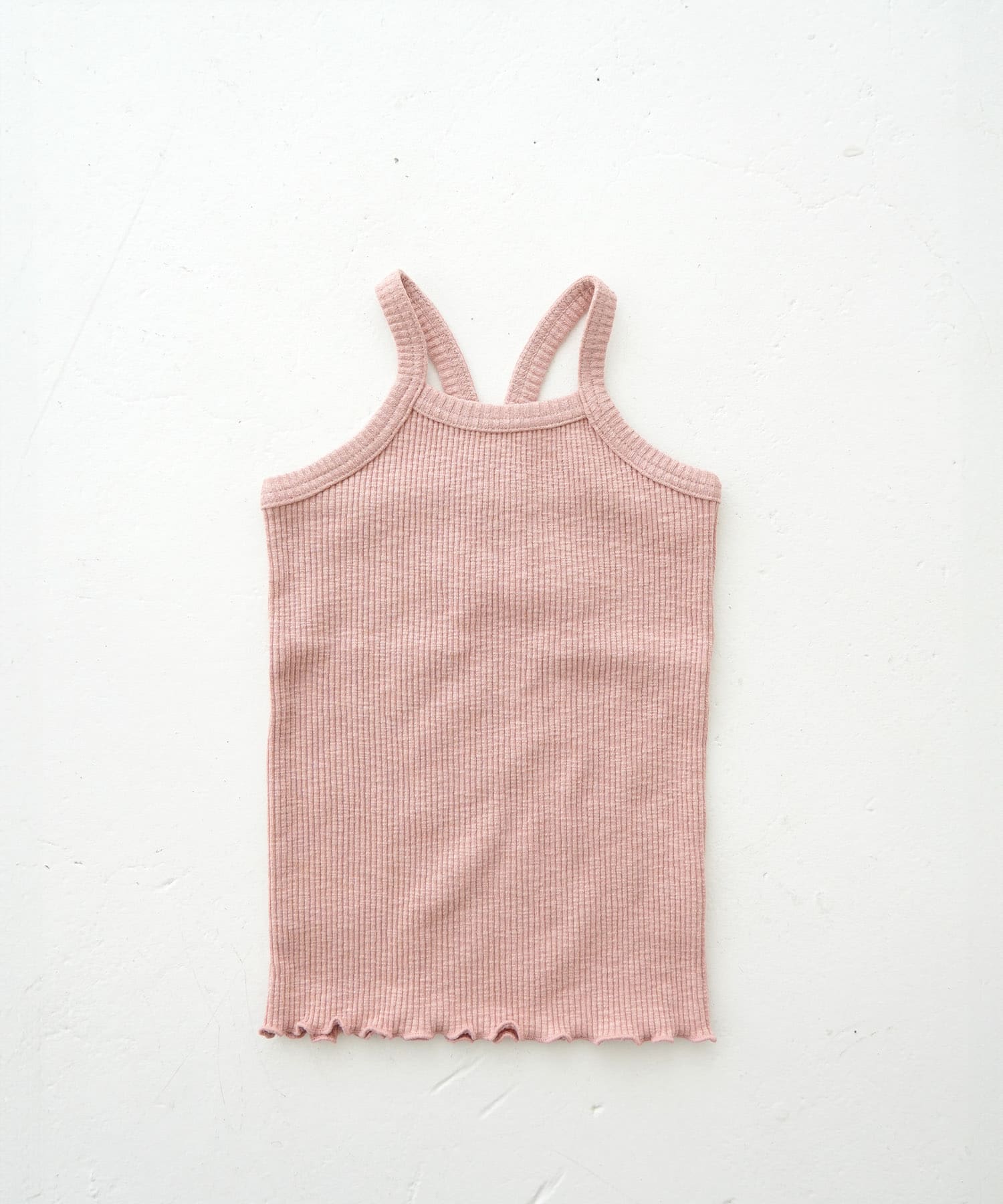 Pippi+Lotta　Ribbed camisole(KIDS) Pink M