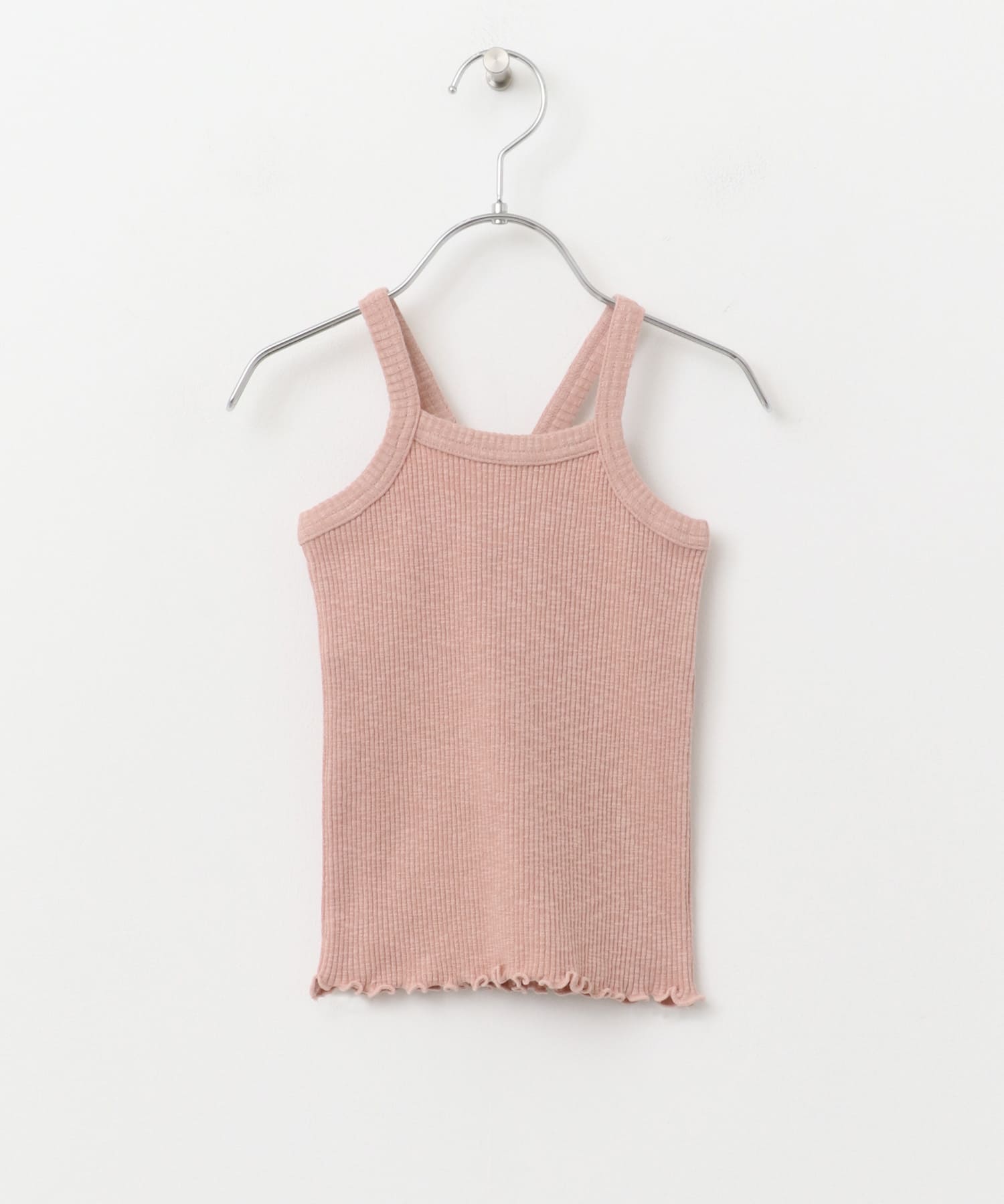 Pippi+Lotta　Ribbed camisole(KIDS) Pink M