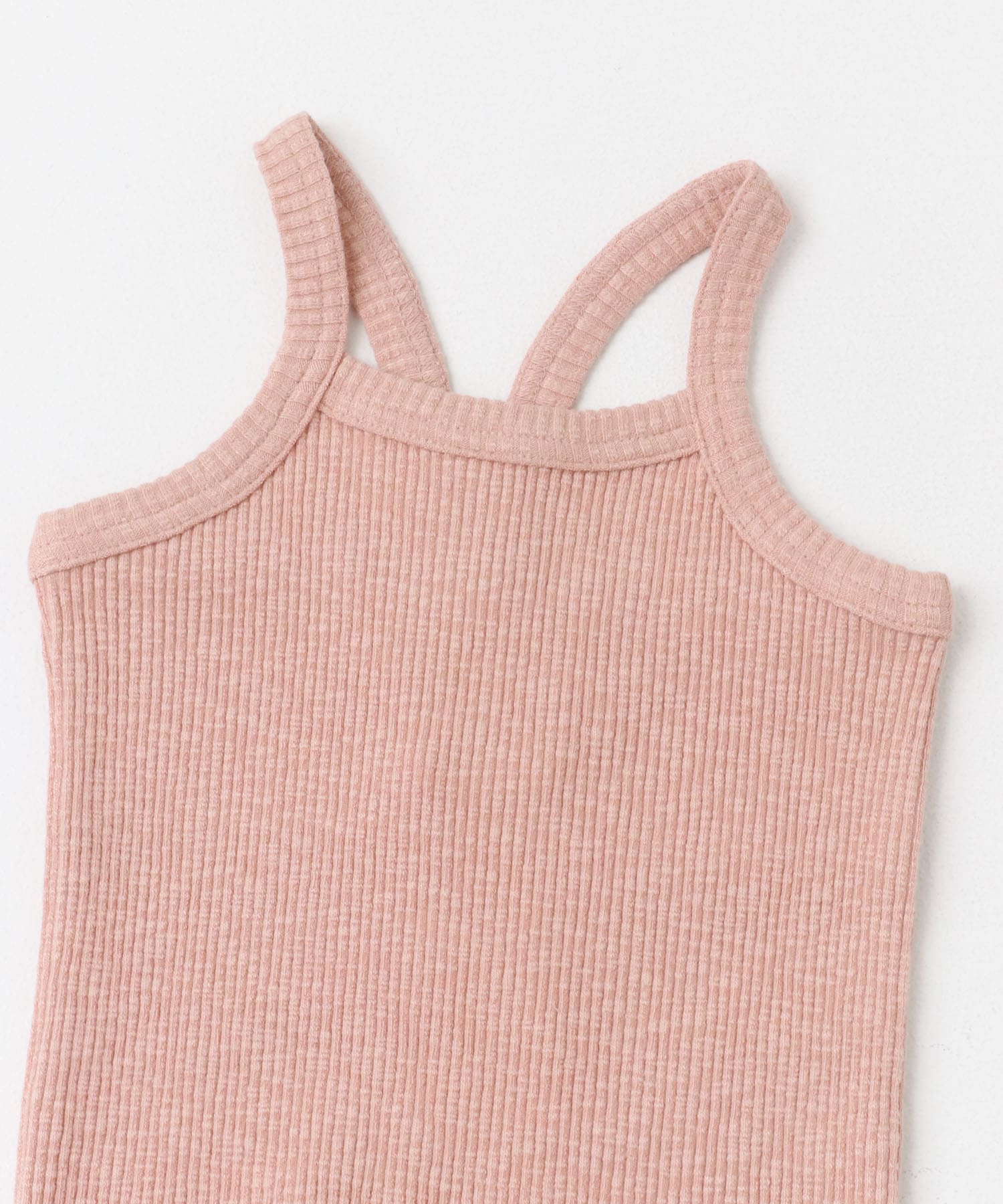 Pippi+Lotta　Ribbed camisole(KIDS) Pink M