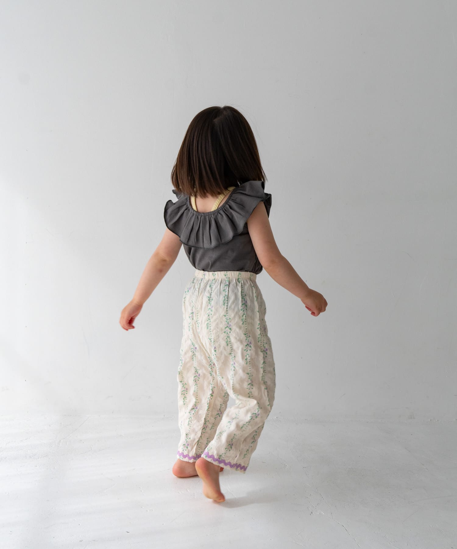 Pippi+Lotta　Raffle top(KIDS) Charcoal XL