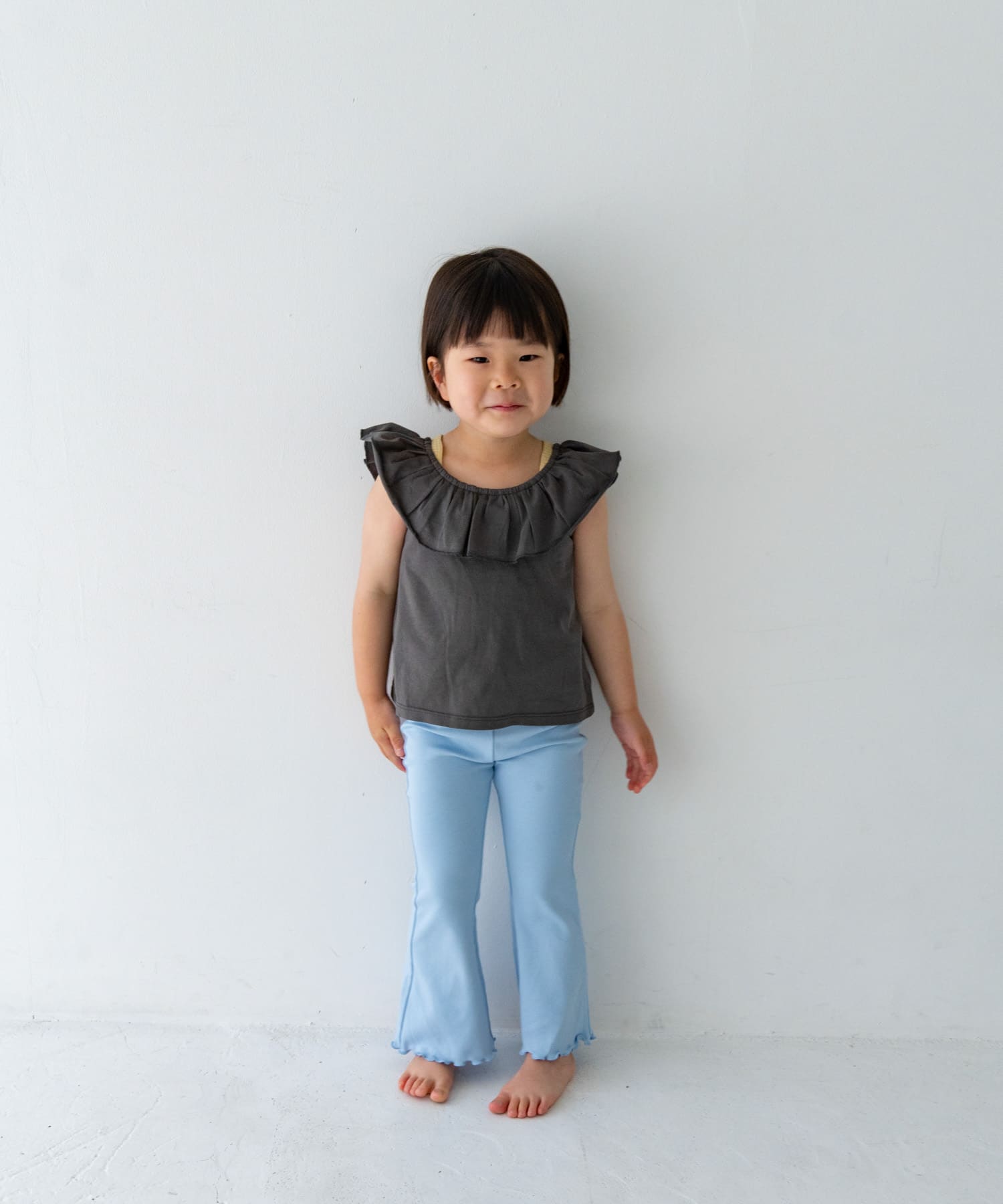 Pippi+Lotta　Raffle top(KIDS) Charcoal XL