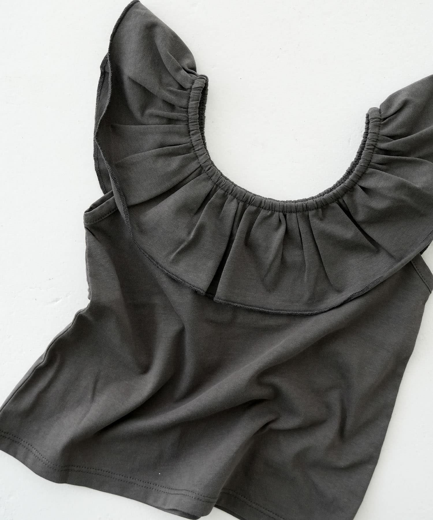 Pippi+Lotta　Raffle top(KIDS) Charcoal XL