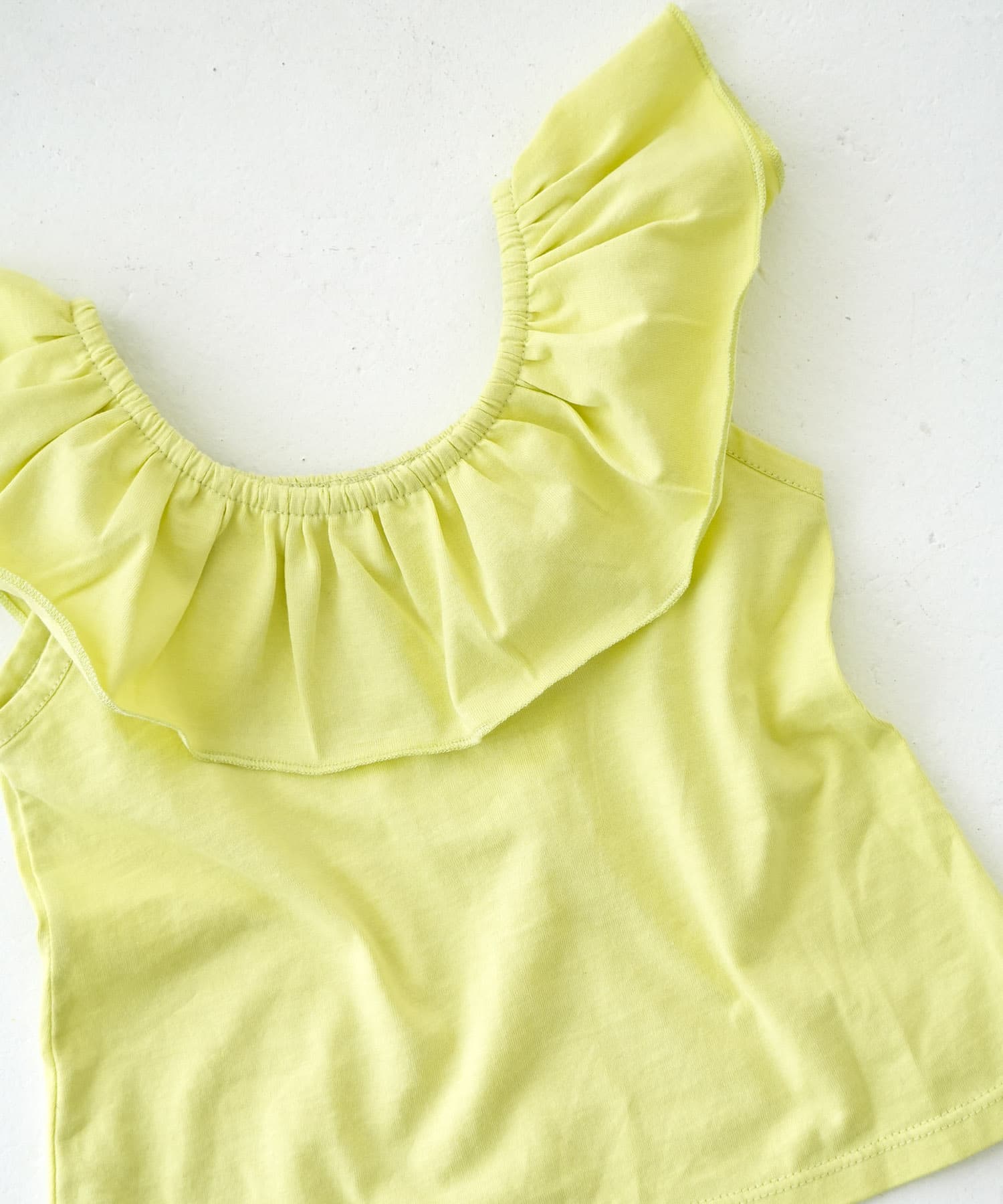 Pippi+Lotta　Raffle top(KIDS) Lime L