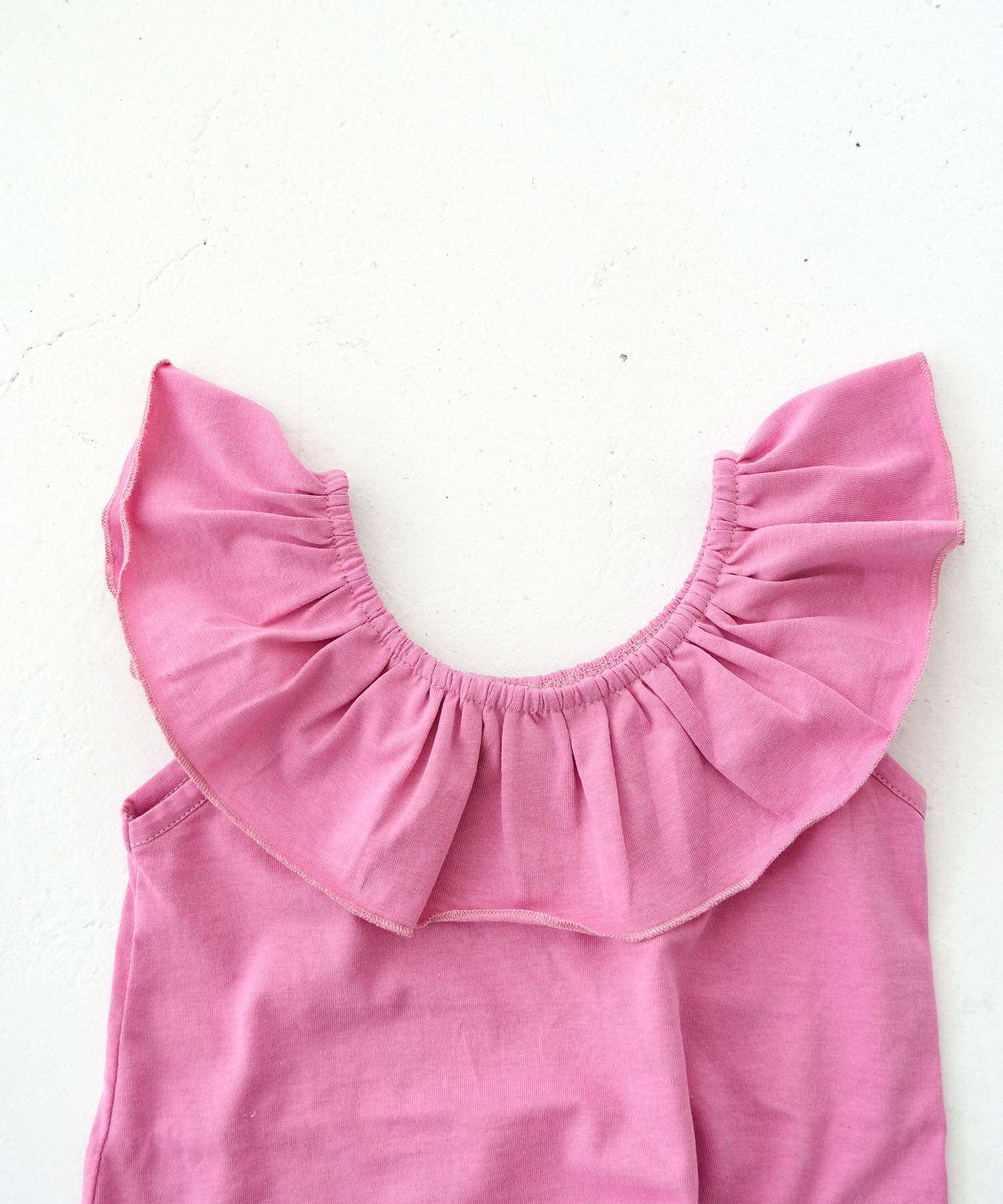 Pippi+Lotta　Raffle top(KIDS) Raspberry M