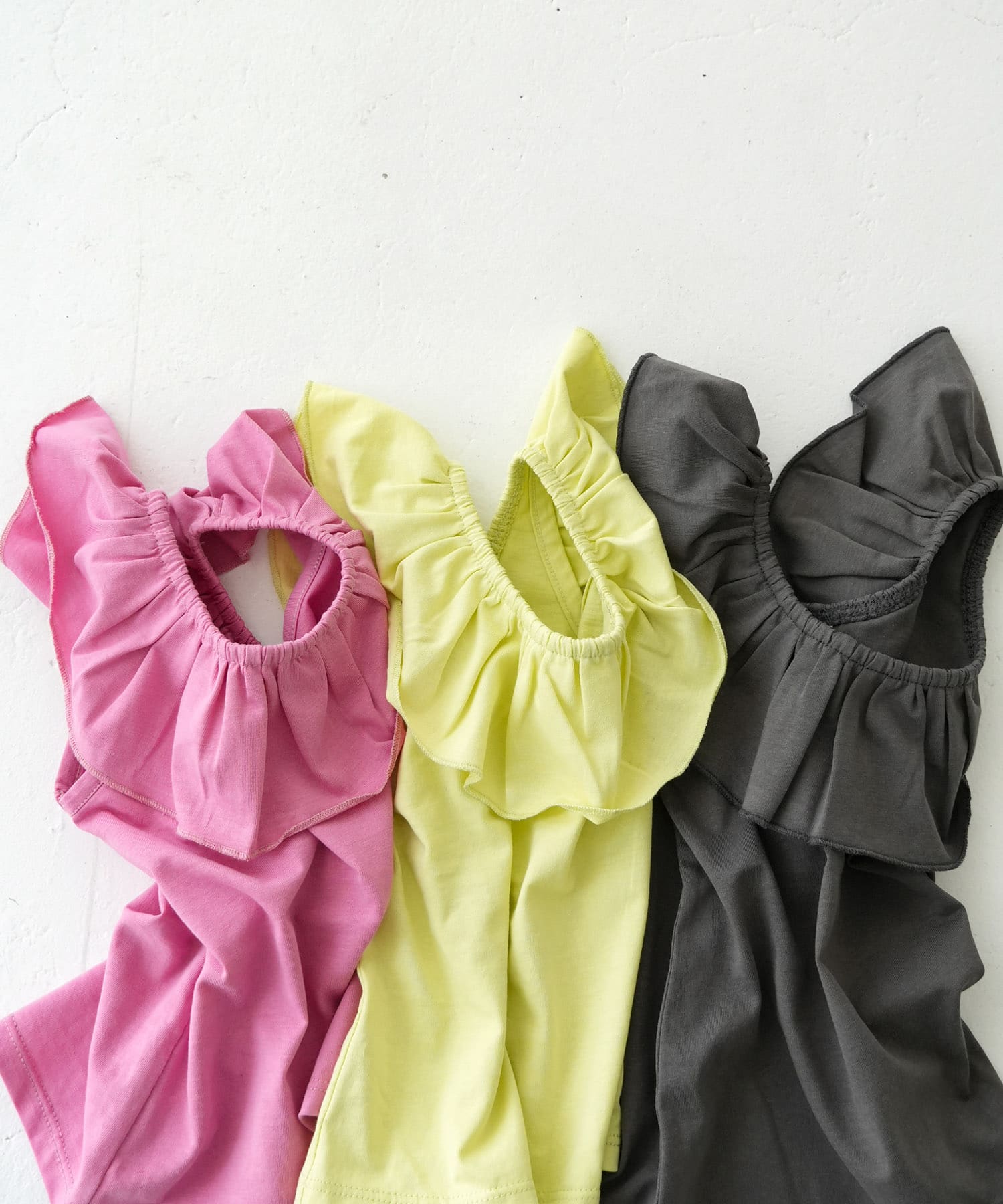 Pippi+Lotta　Raffle top(KIDS) Raspberry L