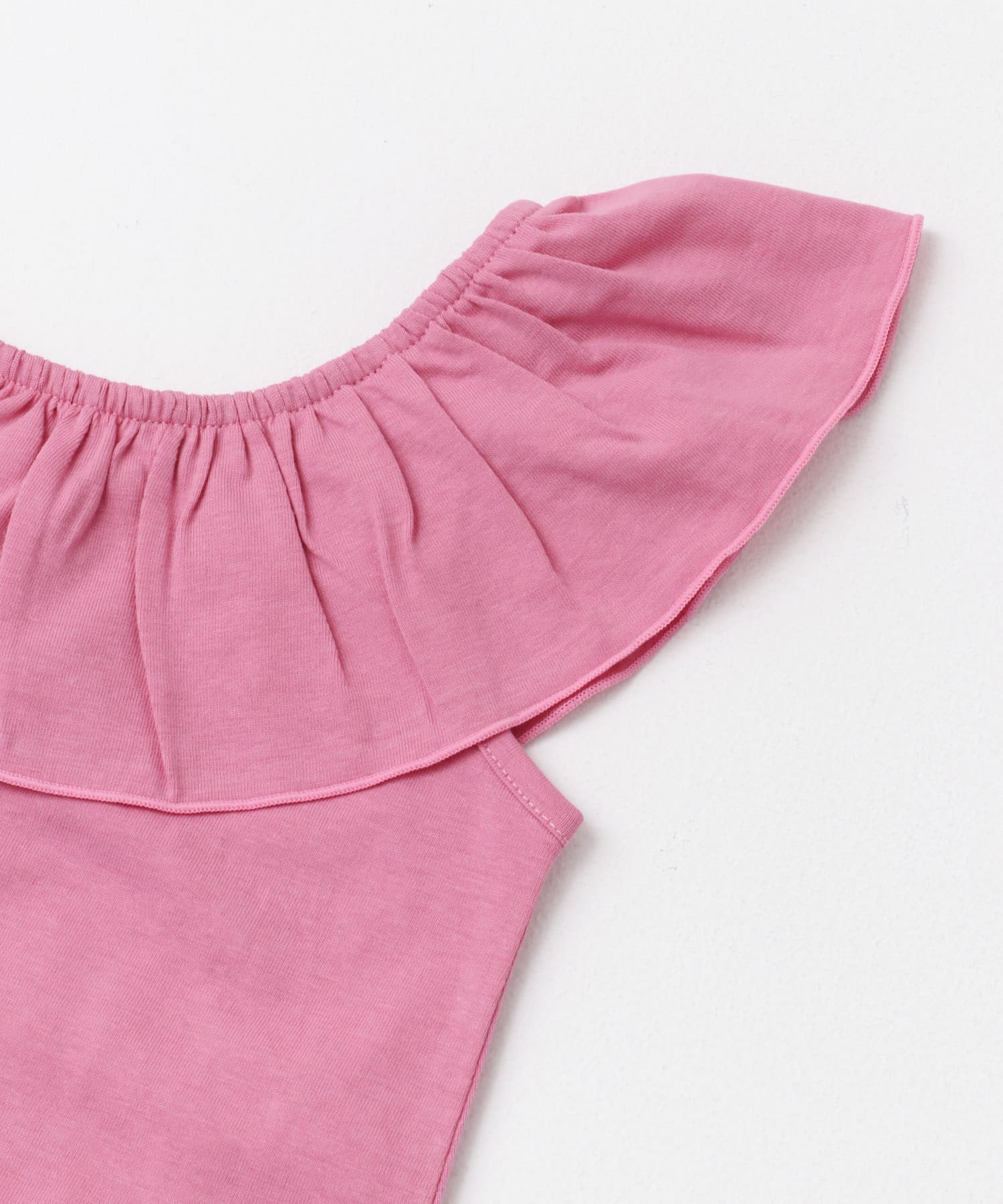 Pippi+Lotta　Raffle top(KIDS) Raspberry M