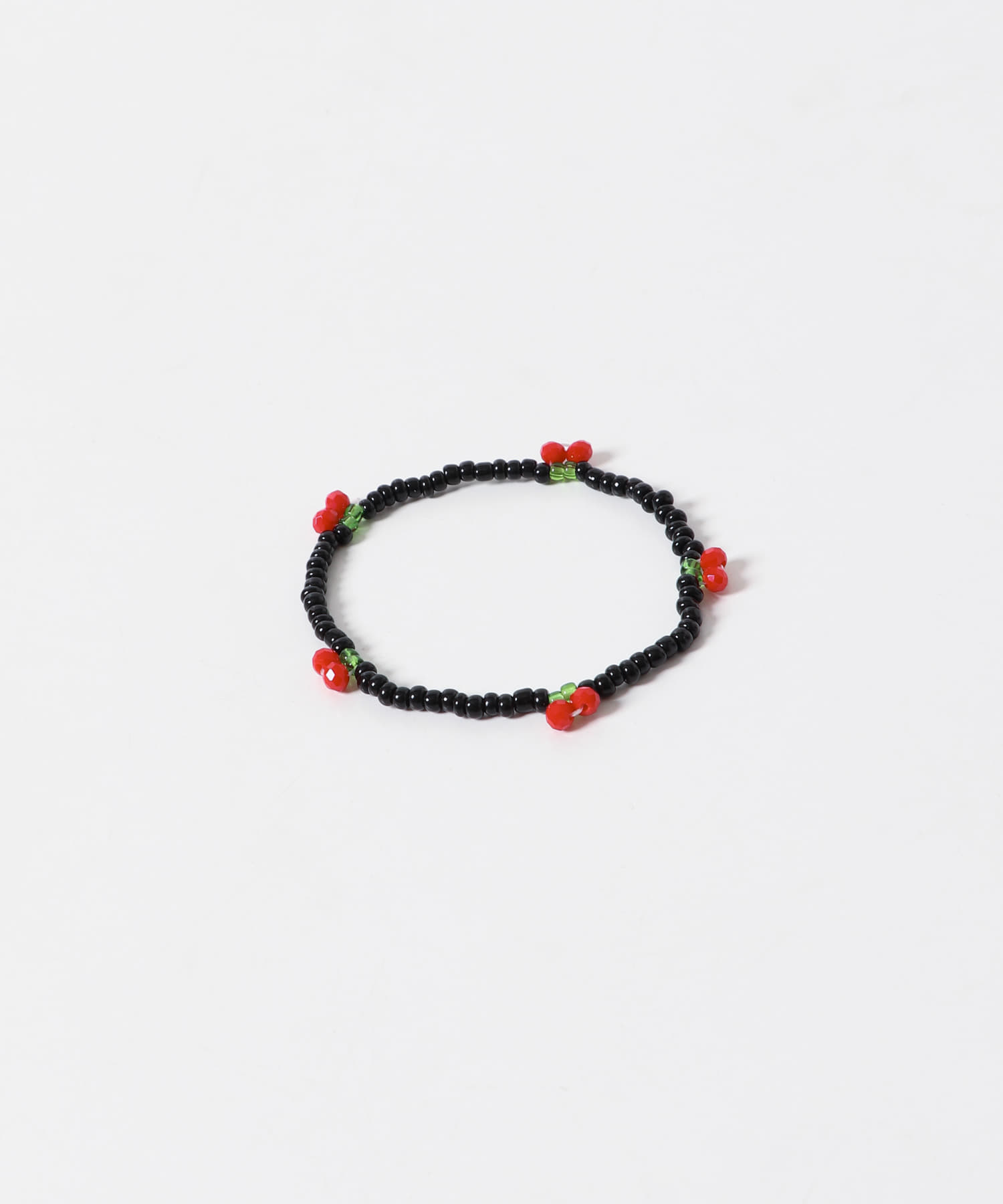 MILK x SODA　CHERRY BRACELET(KIDS) BLACK one