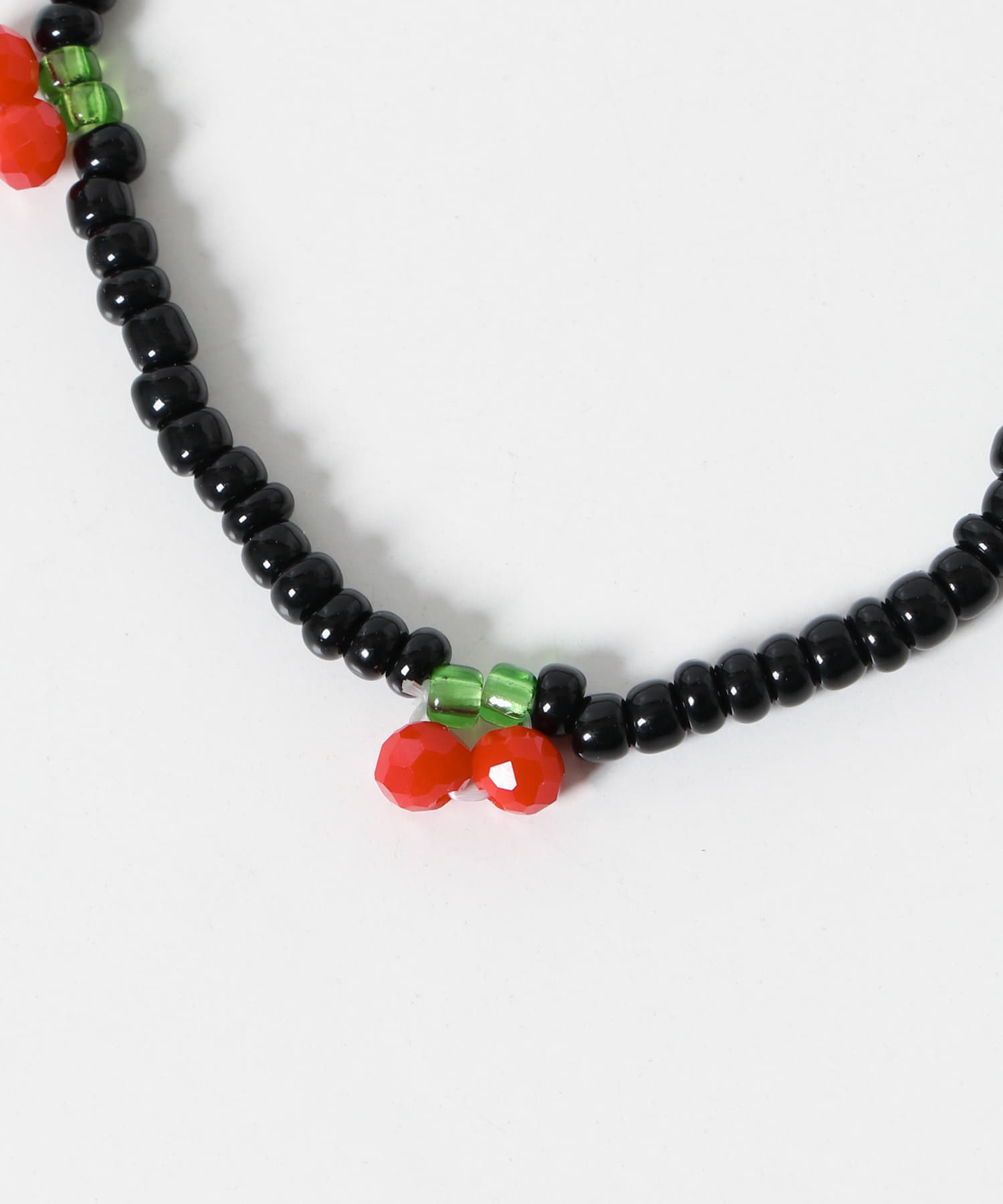 MILK x SODA　CHERRY BRACELET(KIDS) BLACK one