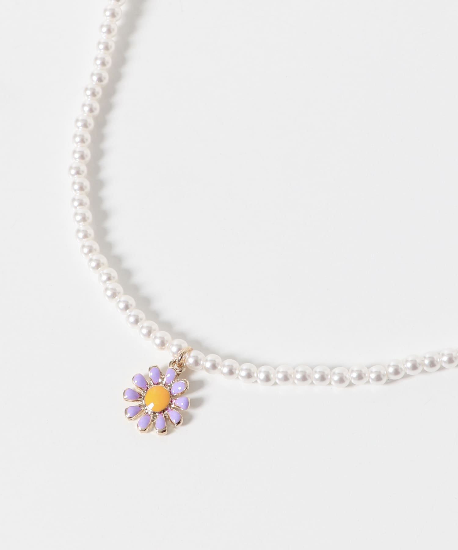 MILK x SODA　OLIVIA DAISY NECKLACE(KIDS) PURPLE one
