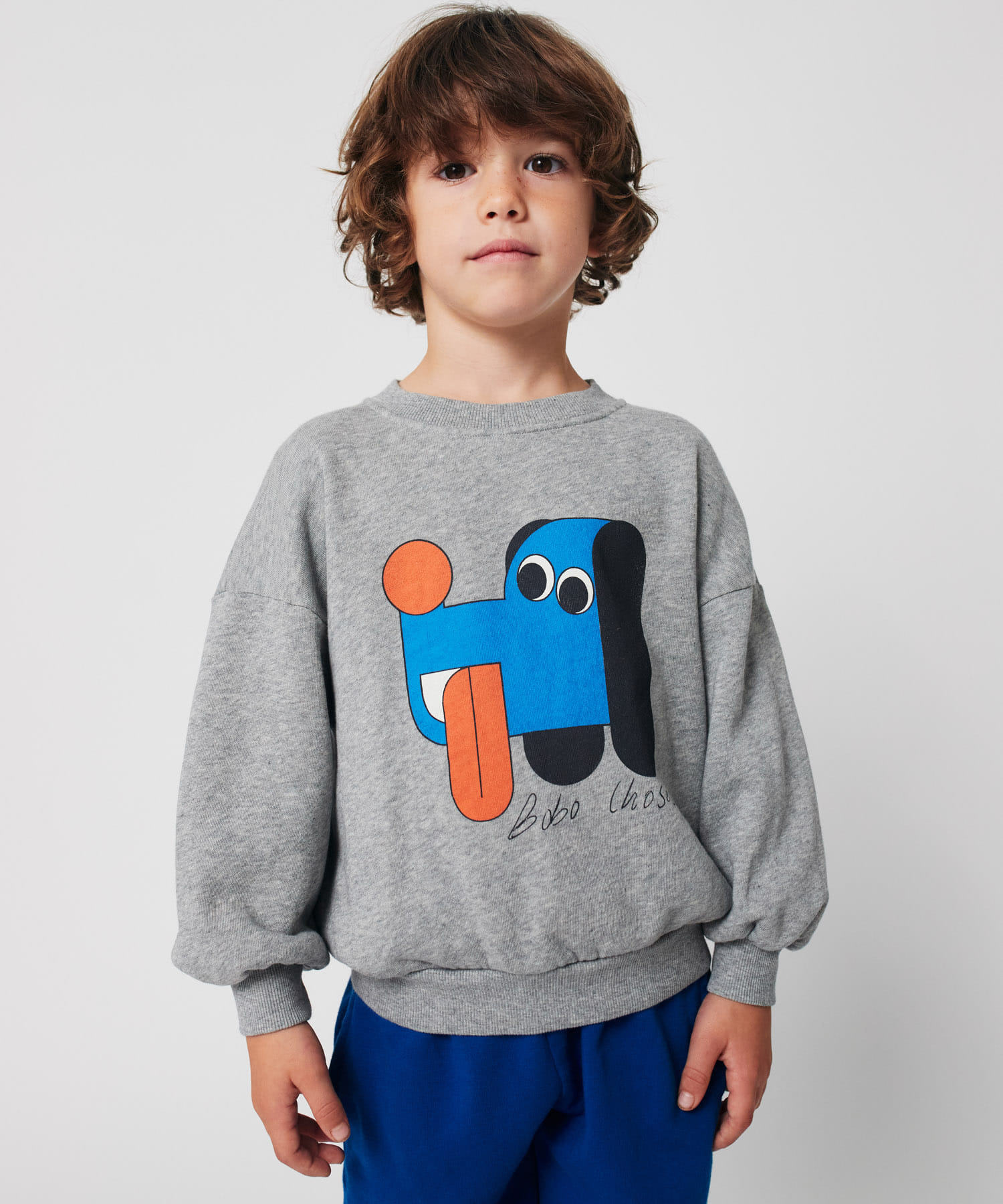 BOBO CHOSES Doggy Mate sweatshirts(KIDS)(2-3y GRAY): キッズ|URBAN BOBO CHOSES Doggy Mate sweatshirts(KIDS)(2-3y GRAY): キッズ|URBAN