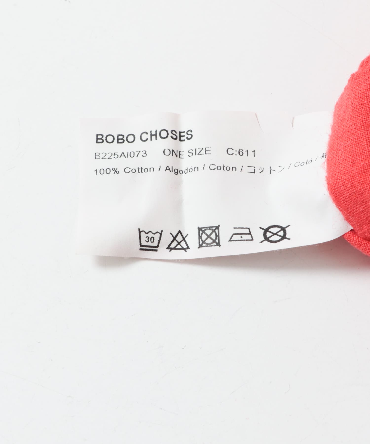 BOBO CHOSES　Tic Tac Toe tote bag pack(KIDS) RED one