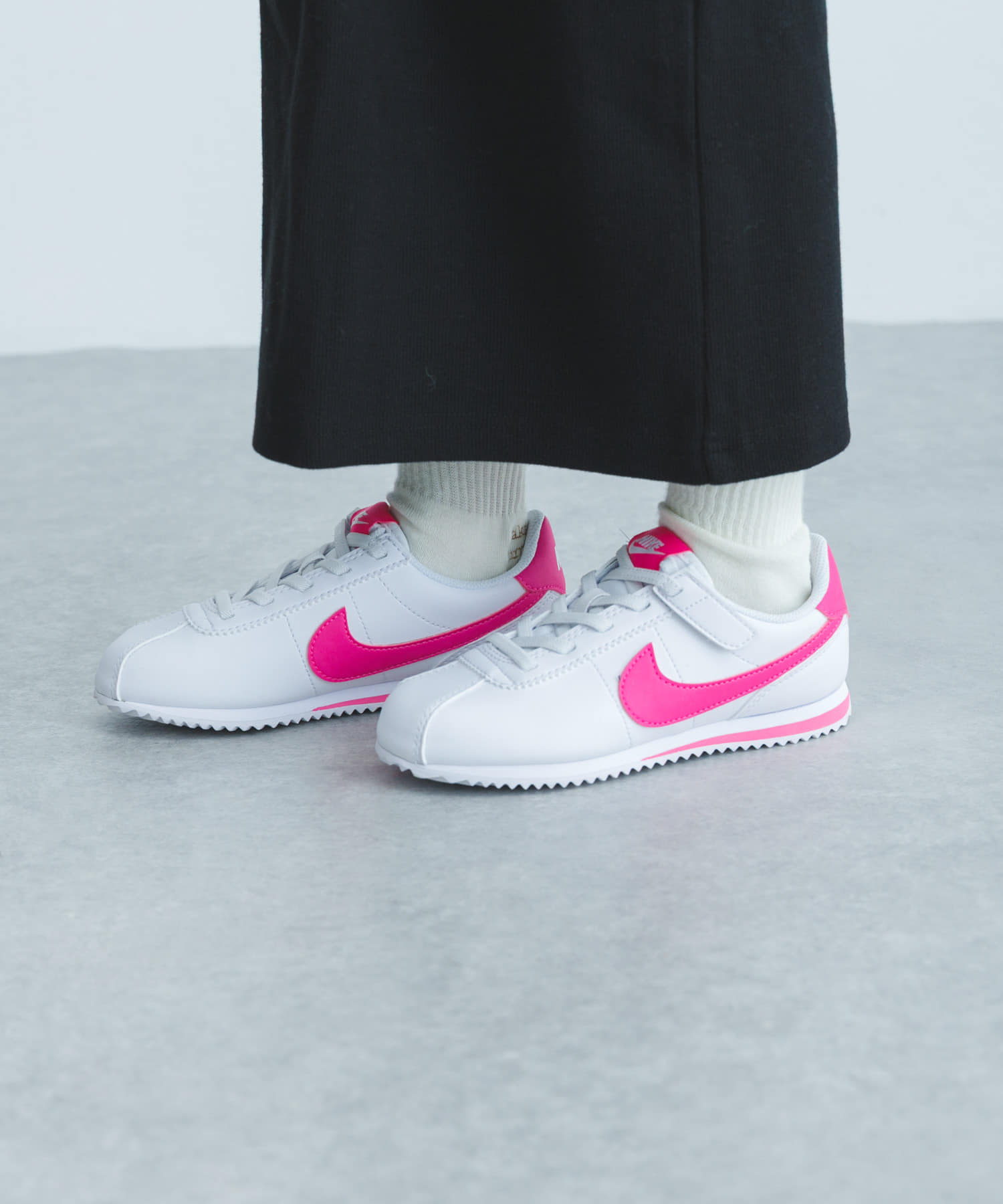 NIKE　CORTEZ EASYON(KIDS) FUCHSIA 18