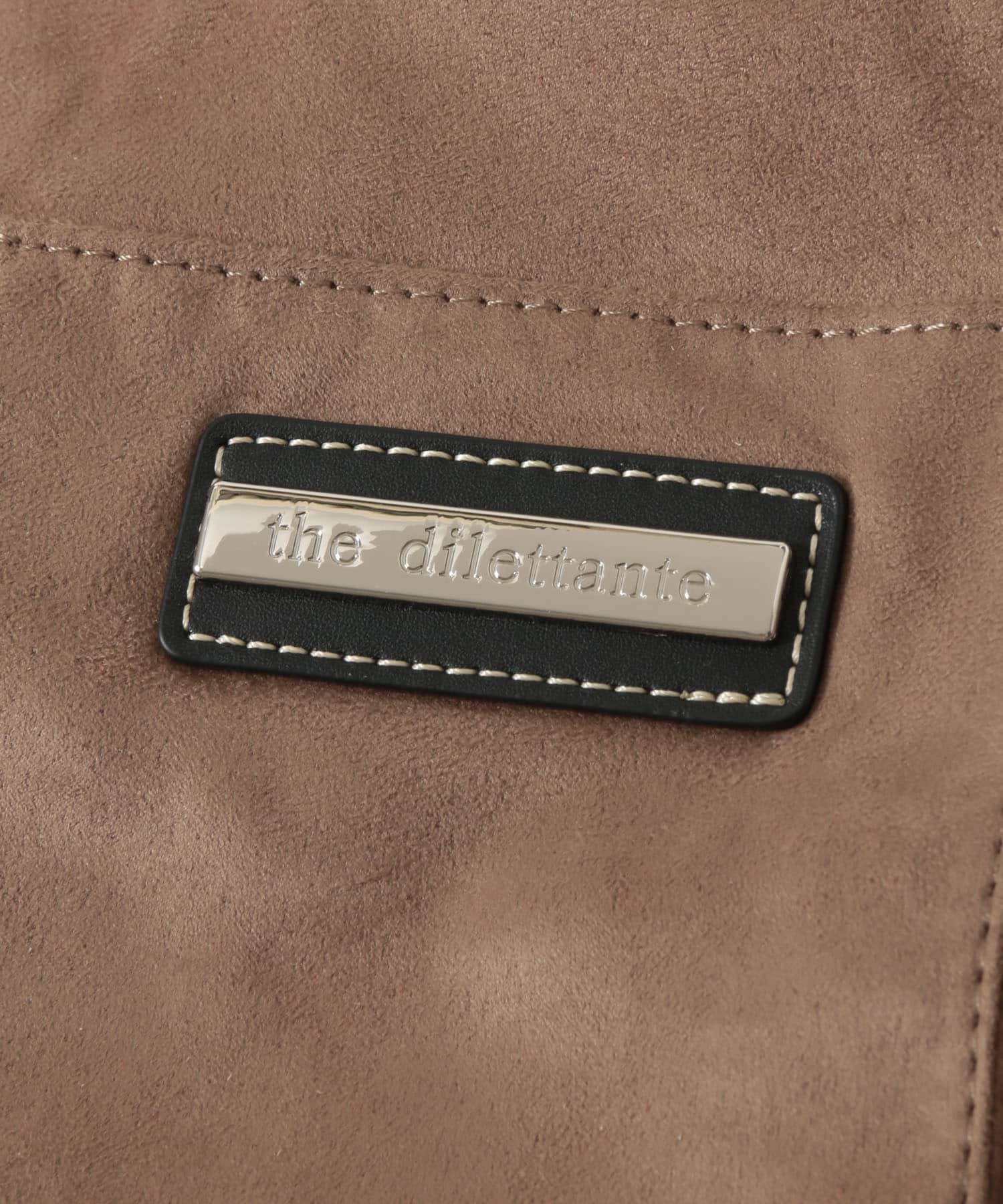 the dilettante　DRAWING POCHETTE Beige/Blac one